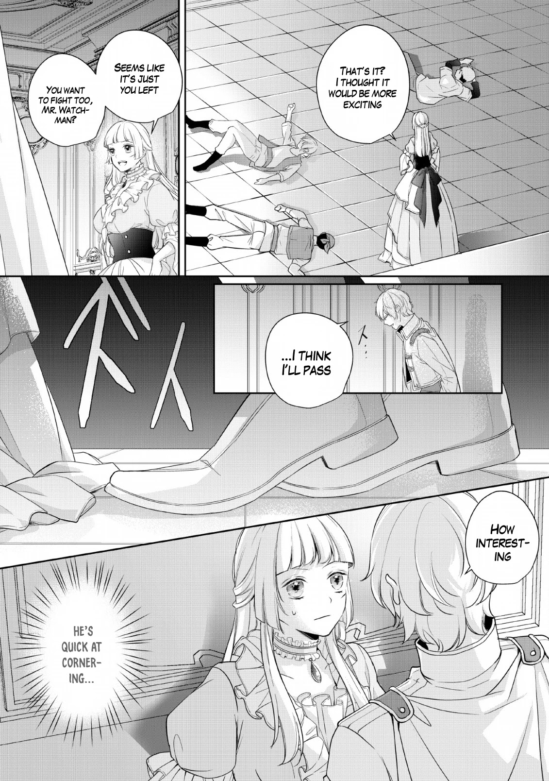 A Bellicose Lady Got Reincarnated!? ~It's an Impossibly Hard Game Where I Would Die If I Don't Fall in Love Chapter 2 page 6 - Chapter 2