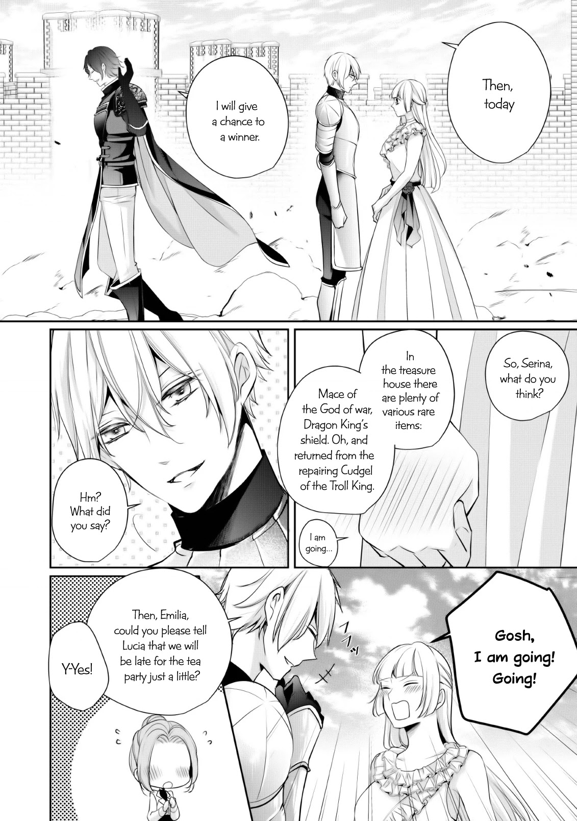 A Bellicose Lady Got Reincarnated!? ~It's an Impossibly Hard Game Where I Would Die If I Don't Fall in Love Chapter 3 page 21 - Chapter 3