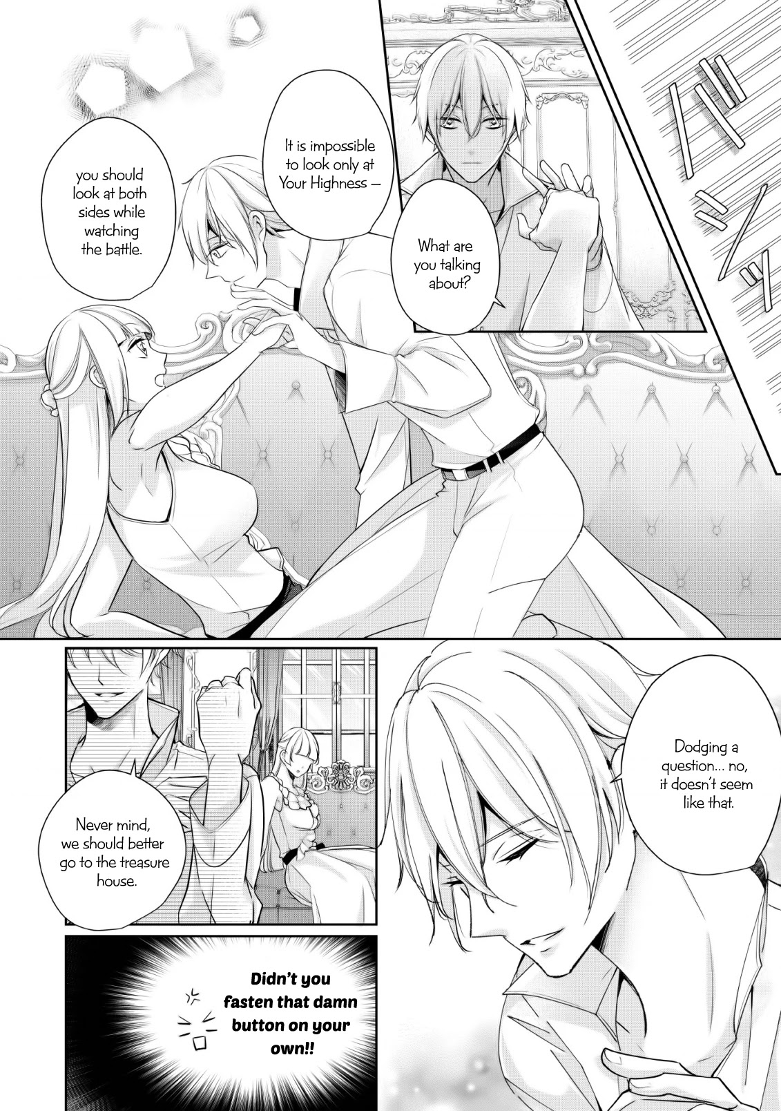 A Bellicose Lady Got Reincarnated!? ~It's an Impossibly Hard Game Where I Would Die If I Don't Fall in Love Chapter 3 page 25 - Chapter 3
