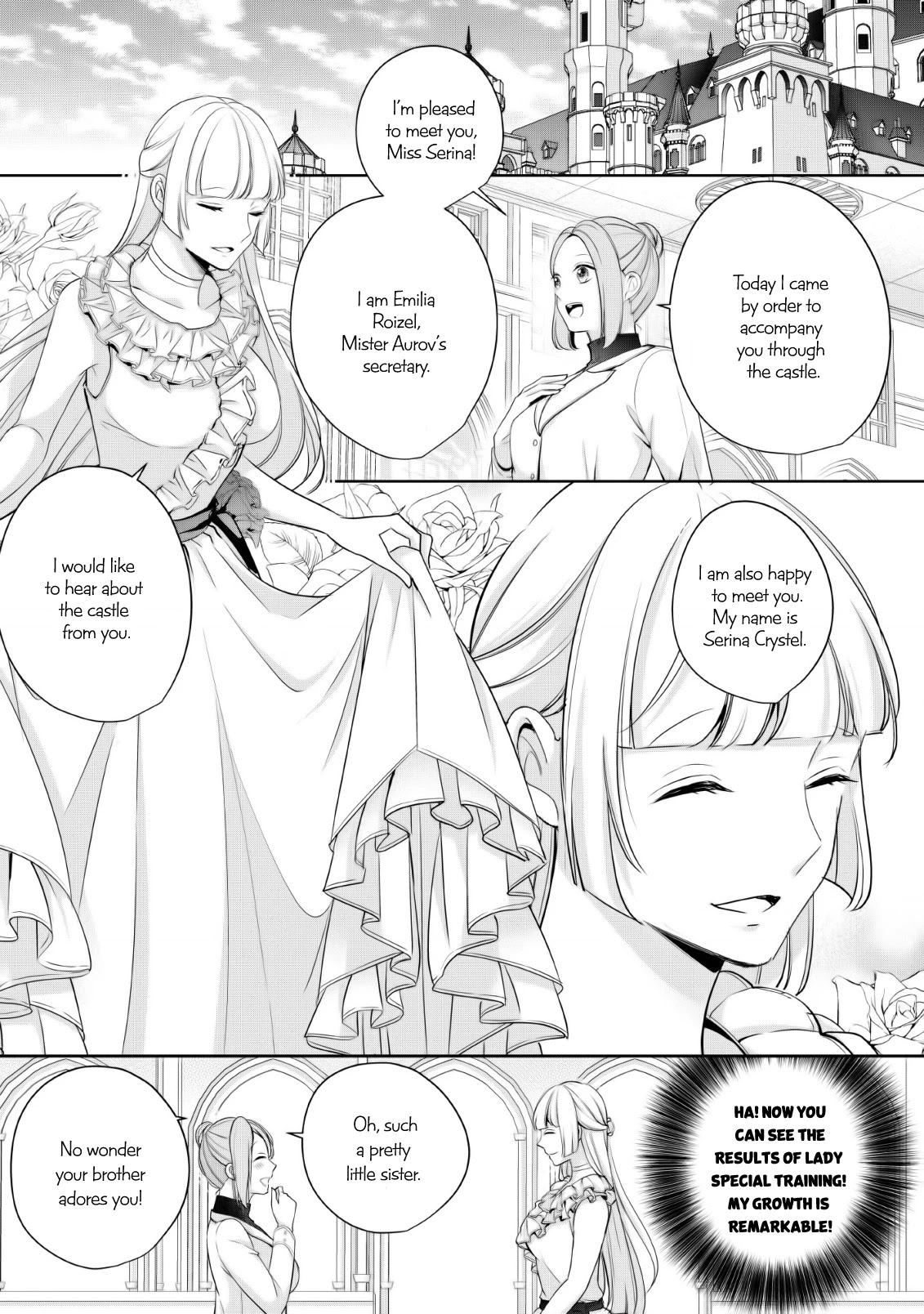 A Bellicose Lady Got Reincarnated!? ~It's an Impossibly Hard Game Where I Would Die If I Don't Fall in Love Chapter 3 page 8 - Chapter 3