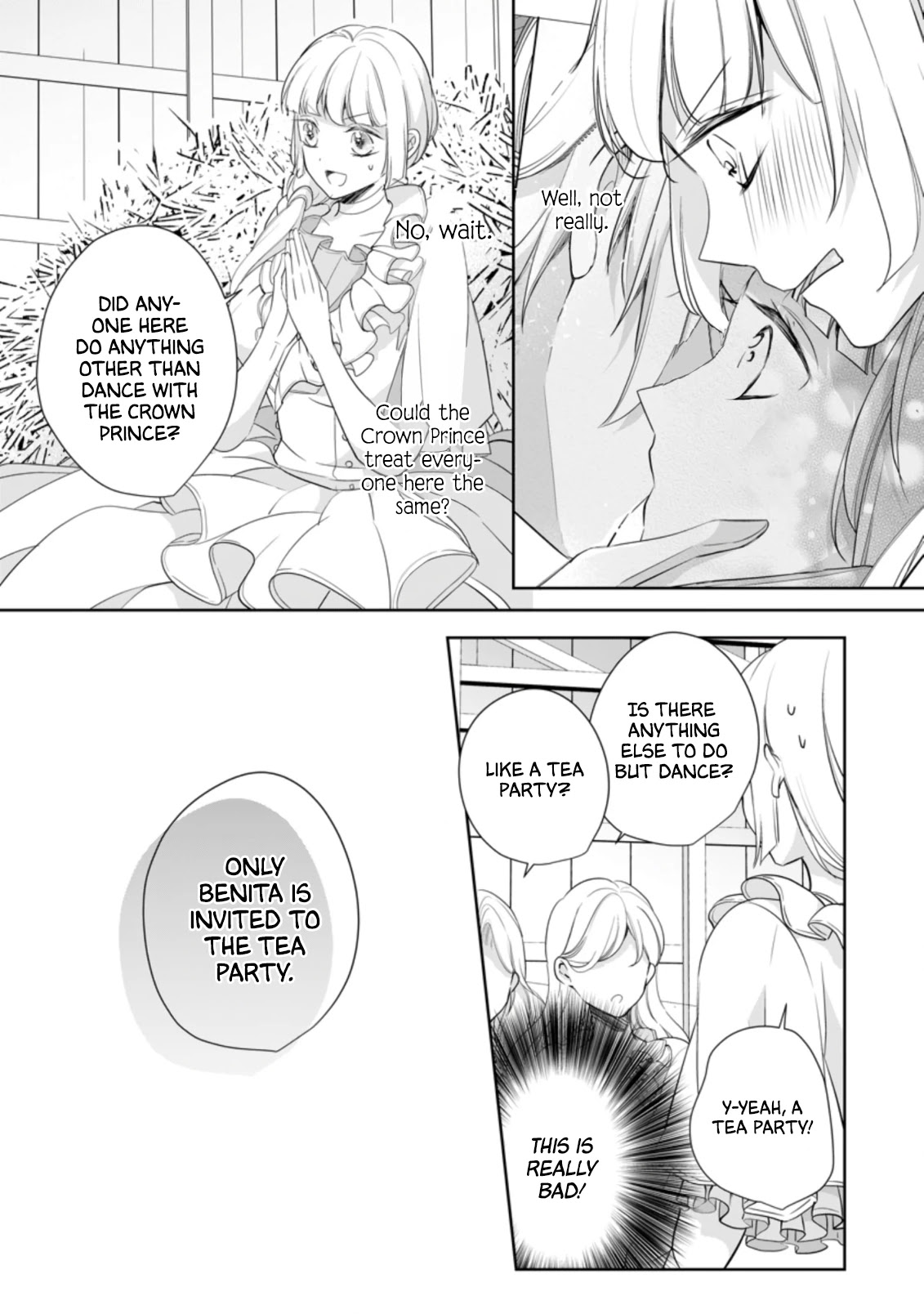 A Bellicose Lady Got Reincarnated!? ~It's an Impossibly Hard Game Where I Would Die If I Don't Fall in Love Chapter 6.2 page 8 - Chapter 6.2