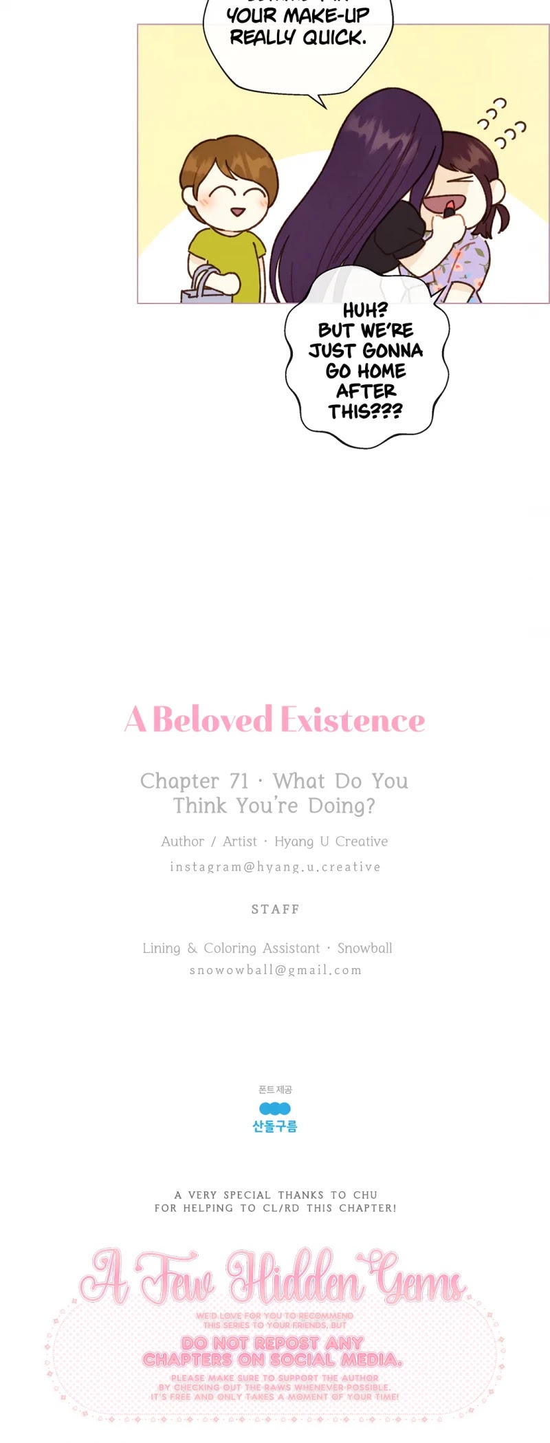 A Beloved Existence Chapter 71 page 30 - Chapter 71: What Do You Think You're Doing?