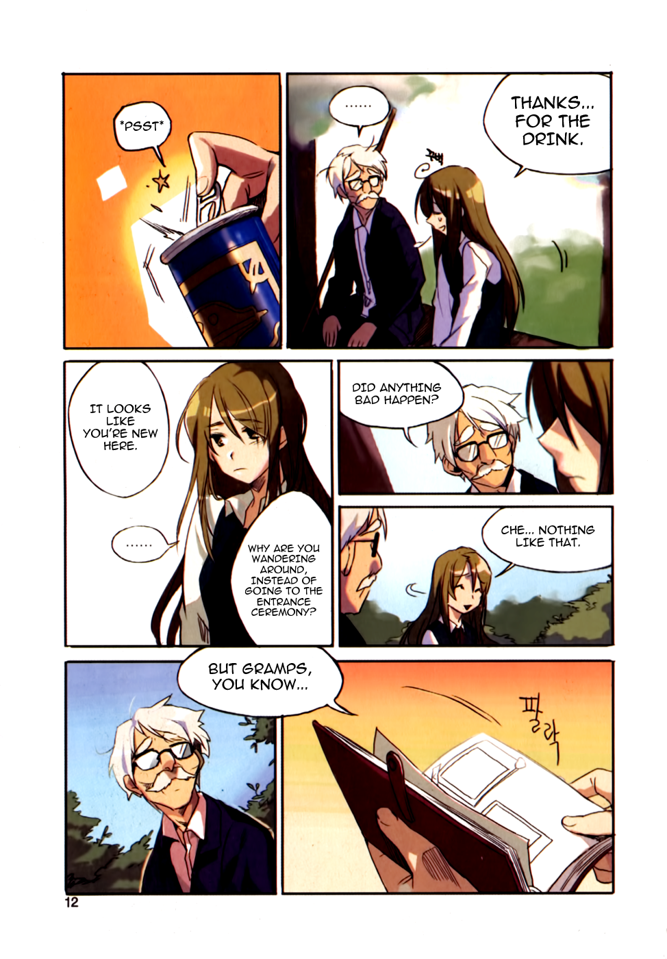A Bias Girl Chapter 1.2 page 10 - Chapter 1 v2 : Ep.1 - Attendance Check!