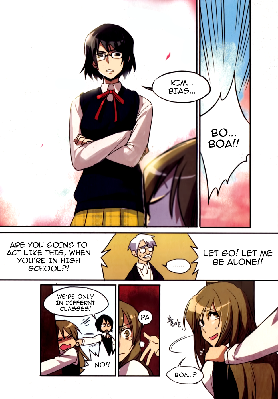 A Bias Girl Chapter 1.2 page 14 - Chapter 1 v2 : Ep.1 - Attendance Check!