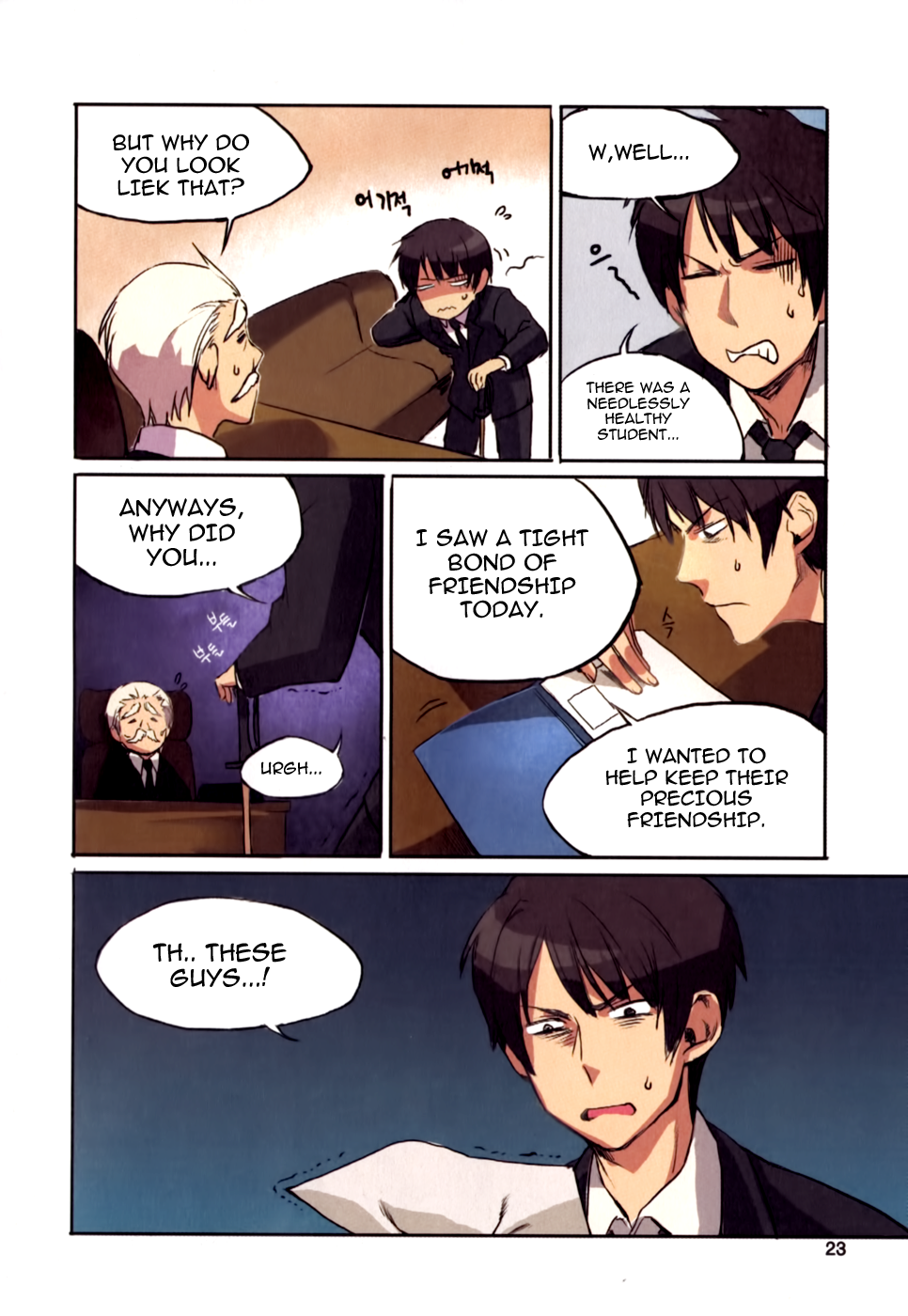 A Bias Girl Chapter 1.2 page 21 - Chapter 1 v2 : Ep.1 - Attendance Check!