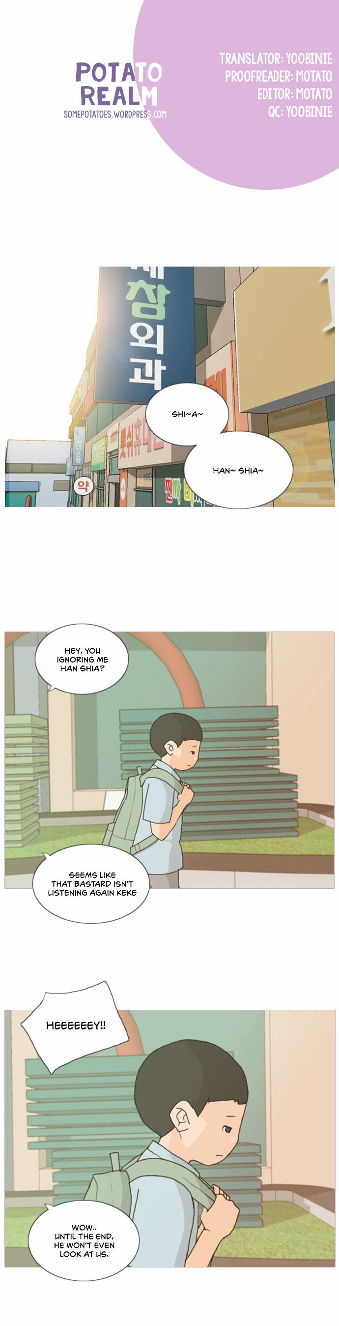 A Bitch and a Punk Chapter 1 page 1 - Chapter 1 : 3 years…The Completely Different Us (1)