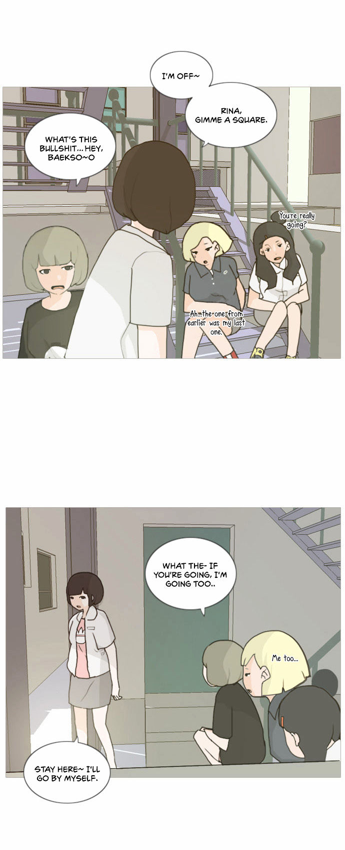 A Bitch and a Punk Chapter 1 page 8 - Chapter 1 : 3 years…The Completely Different Us (1)