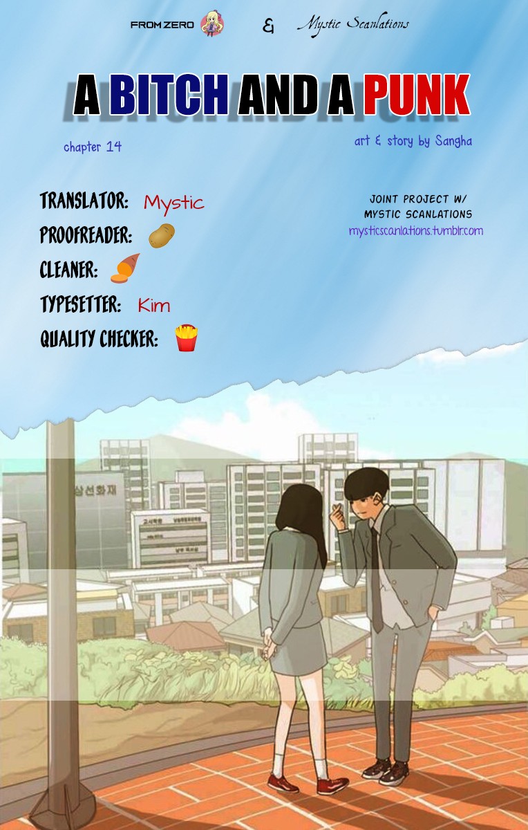 A Bitch and a Punk Chapter 14 page 1 - Chapter 14: S-s-s-s-s-s-s-sports Festival (1)