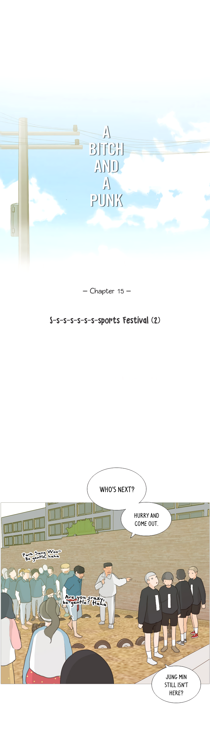 A Bitch and a Punk Chapter 15 page 23 - Chapter 15: S-s-s-s-s-s-s-sports Festival (2)