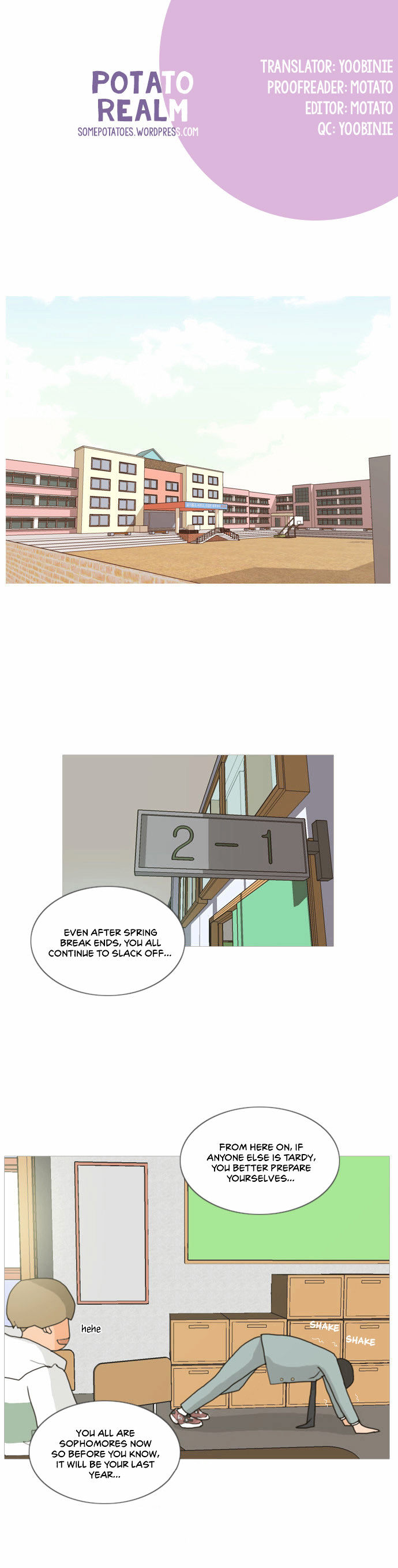 A Bitch and a Punk Chapter 2 page 1 - Chapter 2 : 3 years...The completely different us (2)