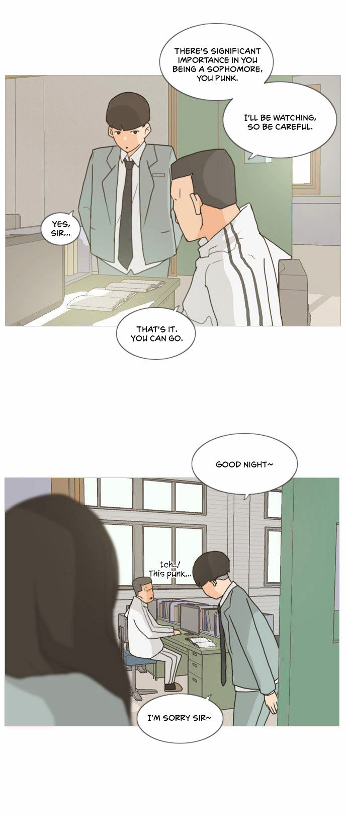 A Bitch and a Punk Chapter 2 page 14 - Chapter 2 : 3 years...The completely different us (2)