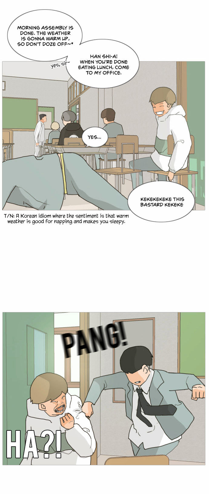 A Bitch and a Punk Chapter 2 page 2 - Chapter 2 : 3 years...The completely different us (2)