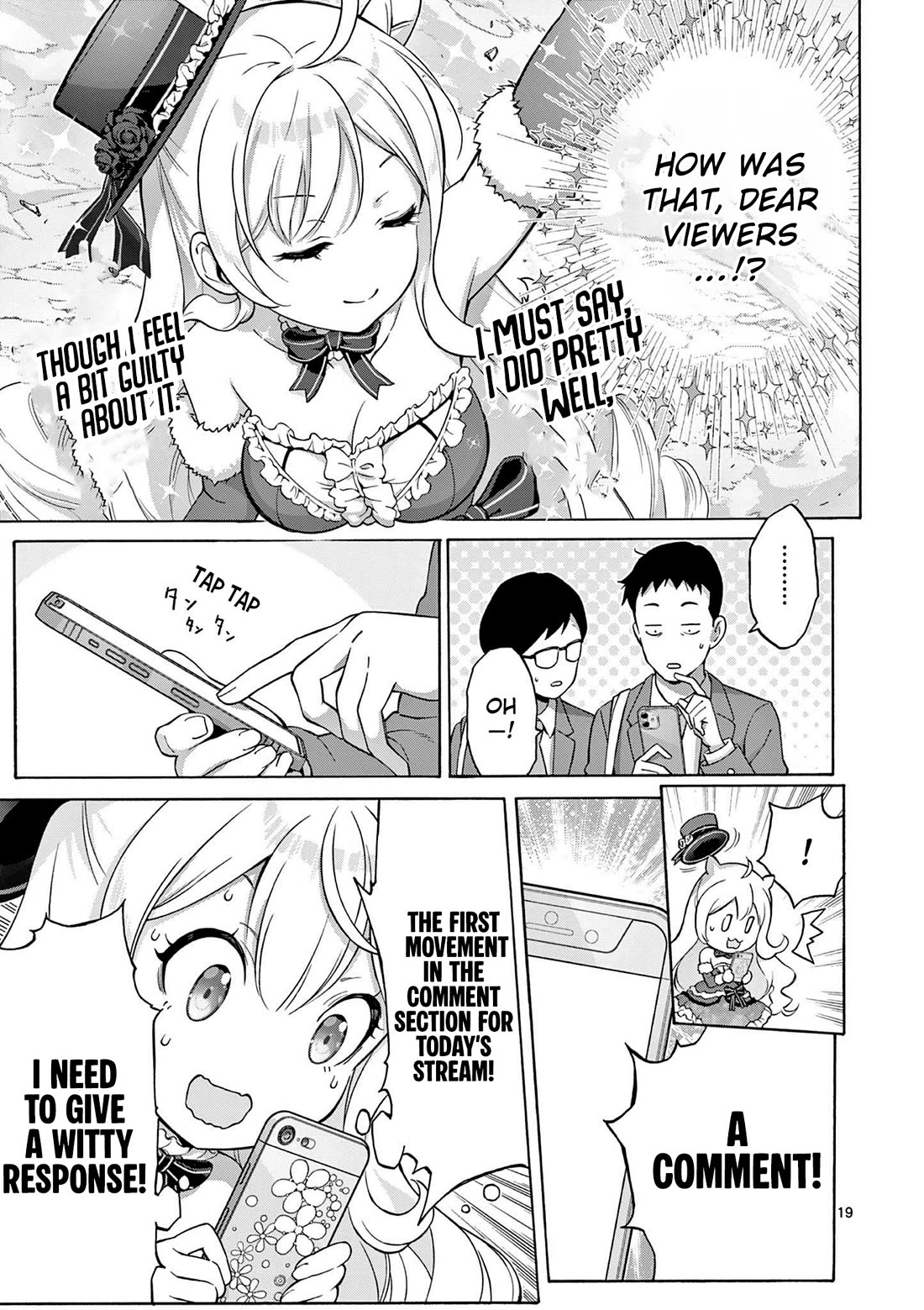 A Bottom-Tier Ojousama Dungeon Streamer Beats Up a Nuisance Streamer, Goes Viral, and Becomes a Legend?! Chapter 1 page 18 - Chapter 1