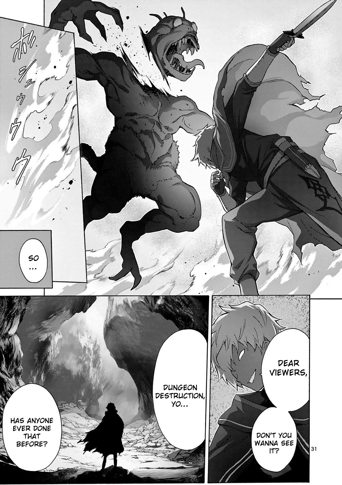 A Bottom-Tier Ojousama Dungeon Streamer Beats Up a Nuisance Streamer, Goes Viral, and Becomes a Legend?! Chapter 1 page 30 - Chapter 1