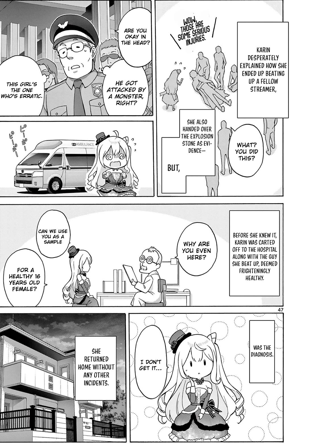 A Bottom-Tier Ojousama Dungeon Streamer Beats Up a Nuisance Streamer, Goes Viral, and Becomes a Legend?! Chapter 1 page 45 - Chapter 1