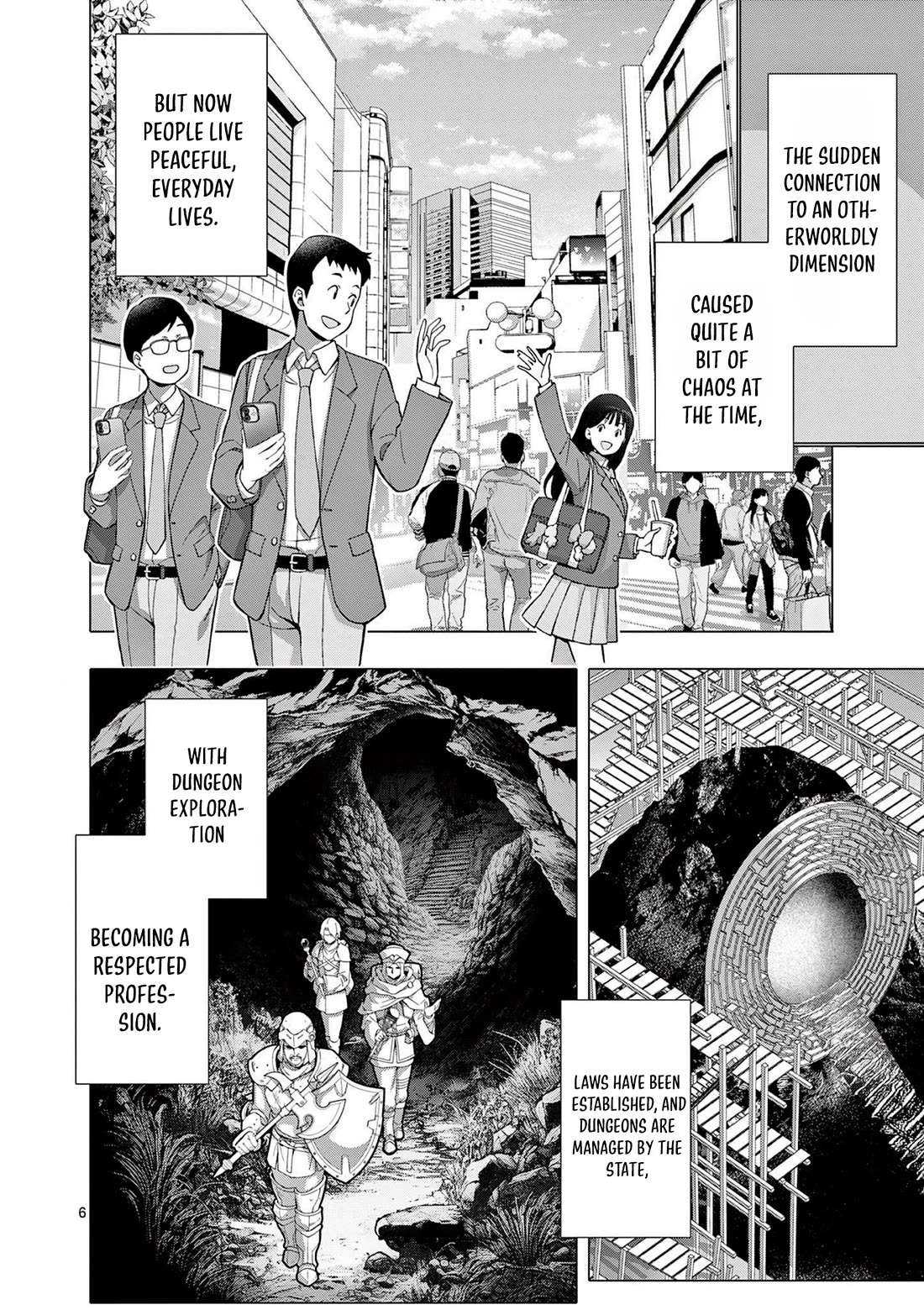 A Bottom-Tier Ojousama Dungeon Streamer Beats Up a Nuisance Streamer, Goes Viral, and Becomes a Legend?! Chapter 1 page 6 - Chapter 1