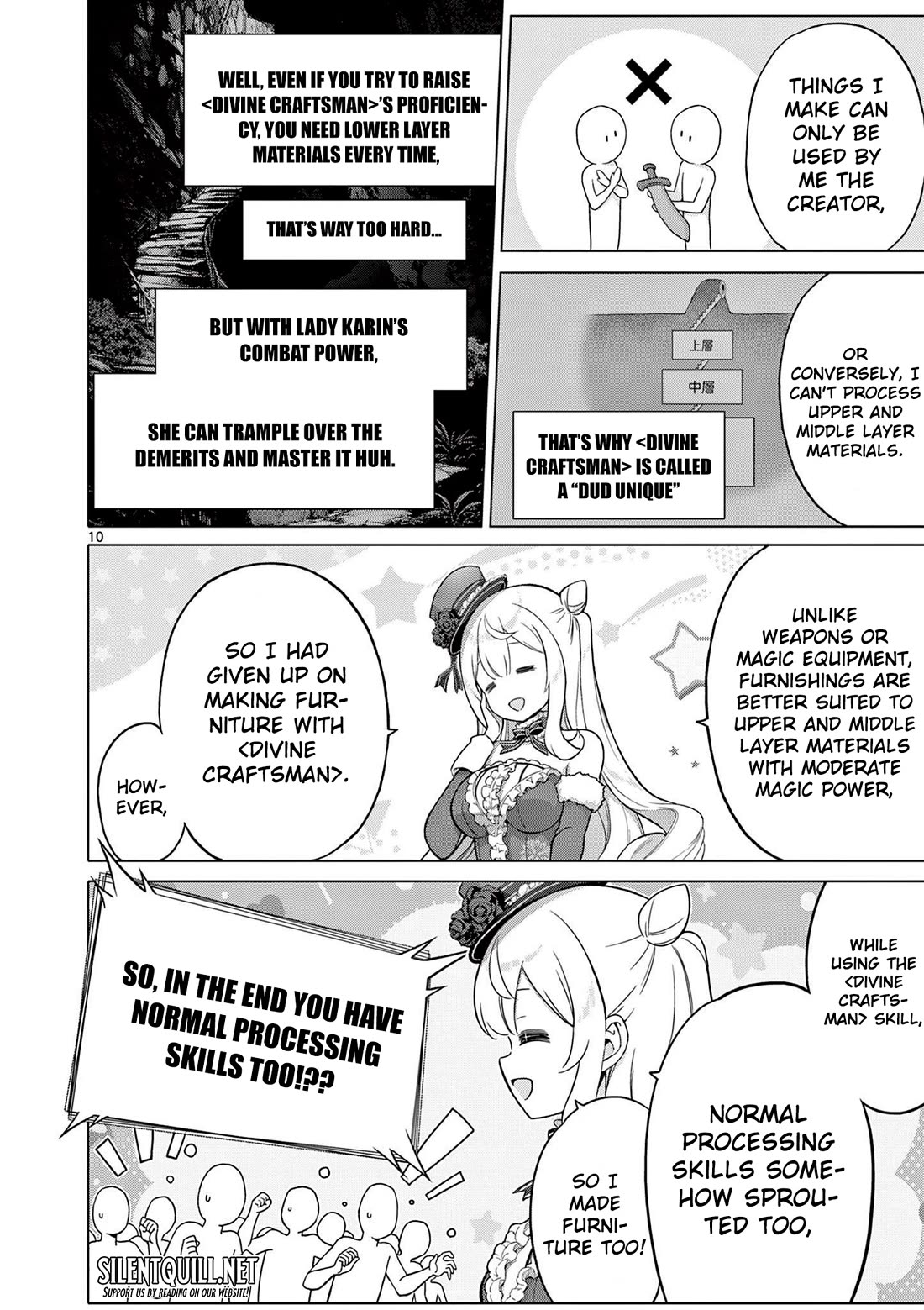 A Bottom-Tier Ojousama Dungeon Streamer Beats Up a Nuisance Streamer, Goes Viral, and Becomes a Legend?! Chapter 10 page 10 - Chapter 10