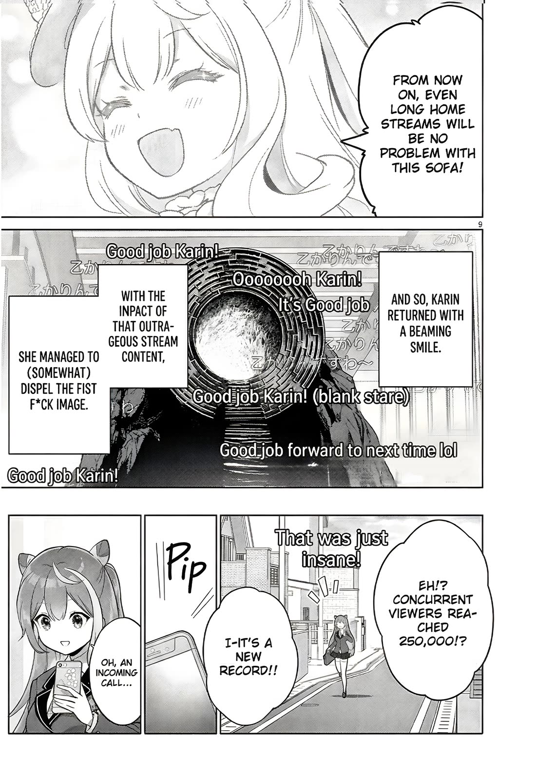 A Bottom-Tier Ojousama Dungeon Streamer Beats Up a Nuisance Streamer, Goes Viral, and Becomes a Legend?! Chapter 13 page 10 - Chapter 13