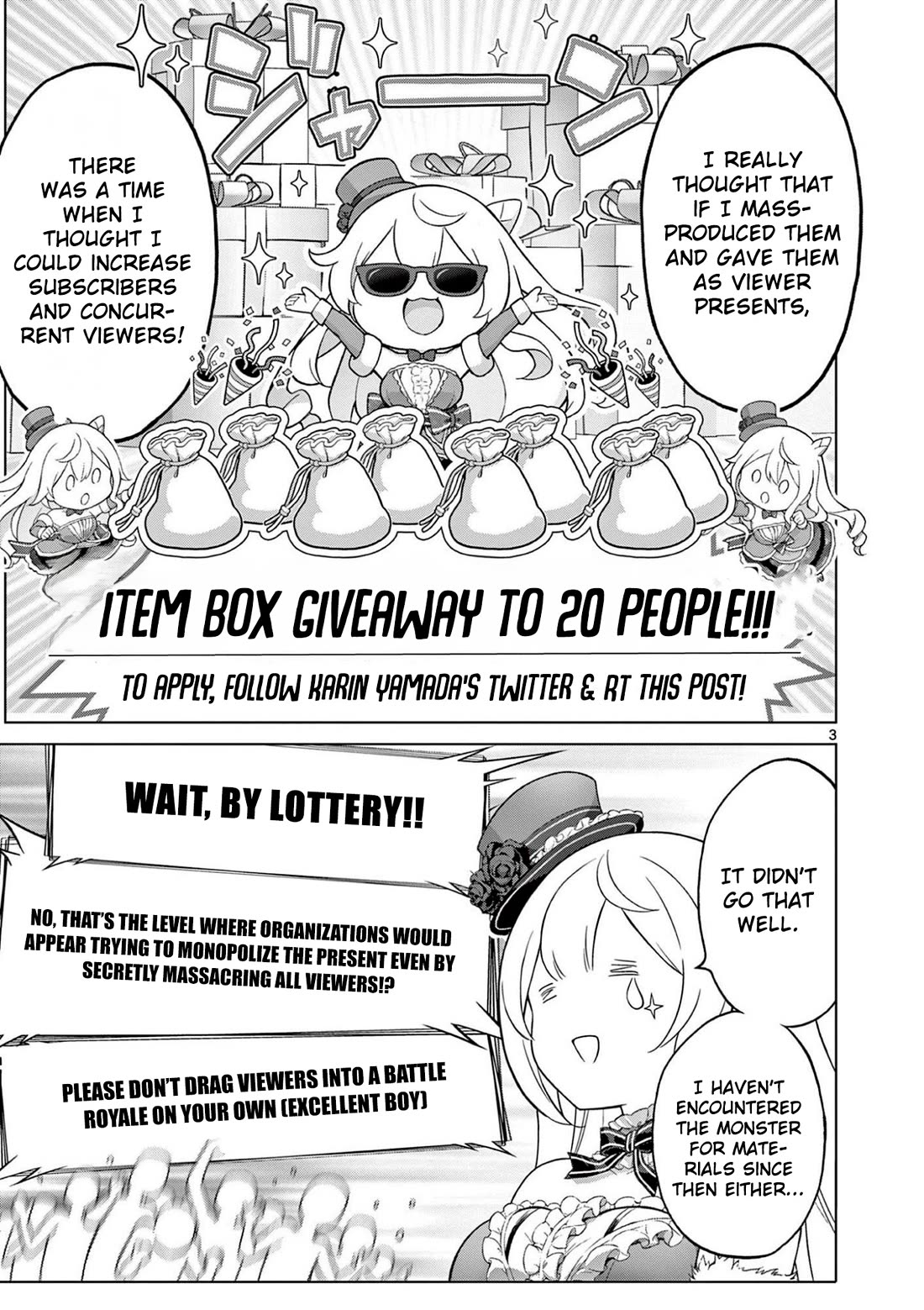 A Bottom-Tier Ojousama Dungeon Streamer Beats Up a Nuisance Streamer, Goes Viral, and Becomes a Legend?! Chapter 13 page 4 - Chapter 13