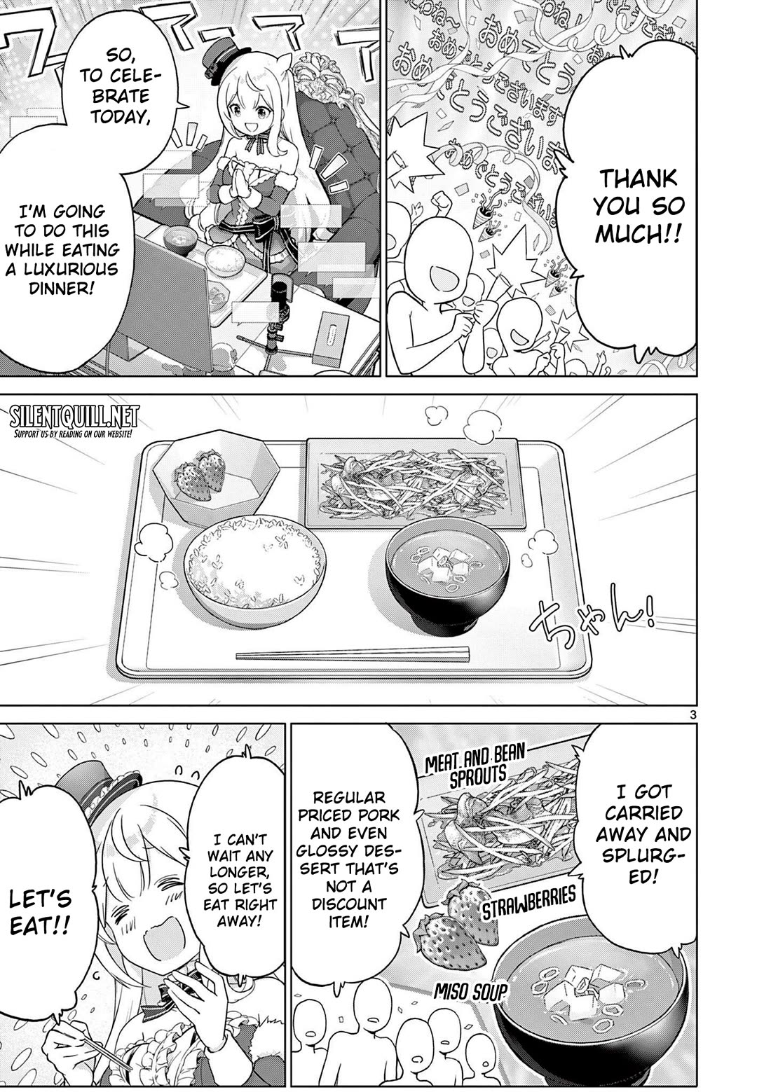 A Bottom-Tier Ojousama Dungeon Streamer Beats Up a Nuisance Streamer, Goes Viral, and Becomes a Legend?! Chapter 14 page 4 - Chapter 14