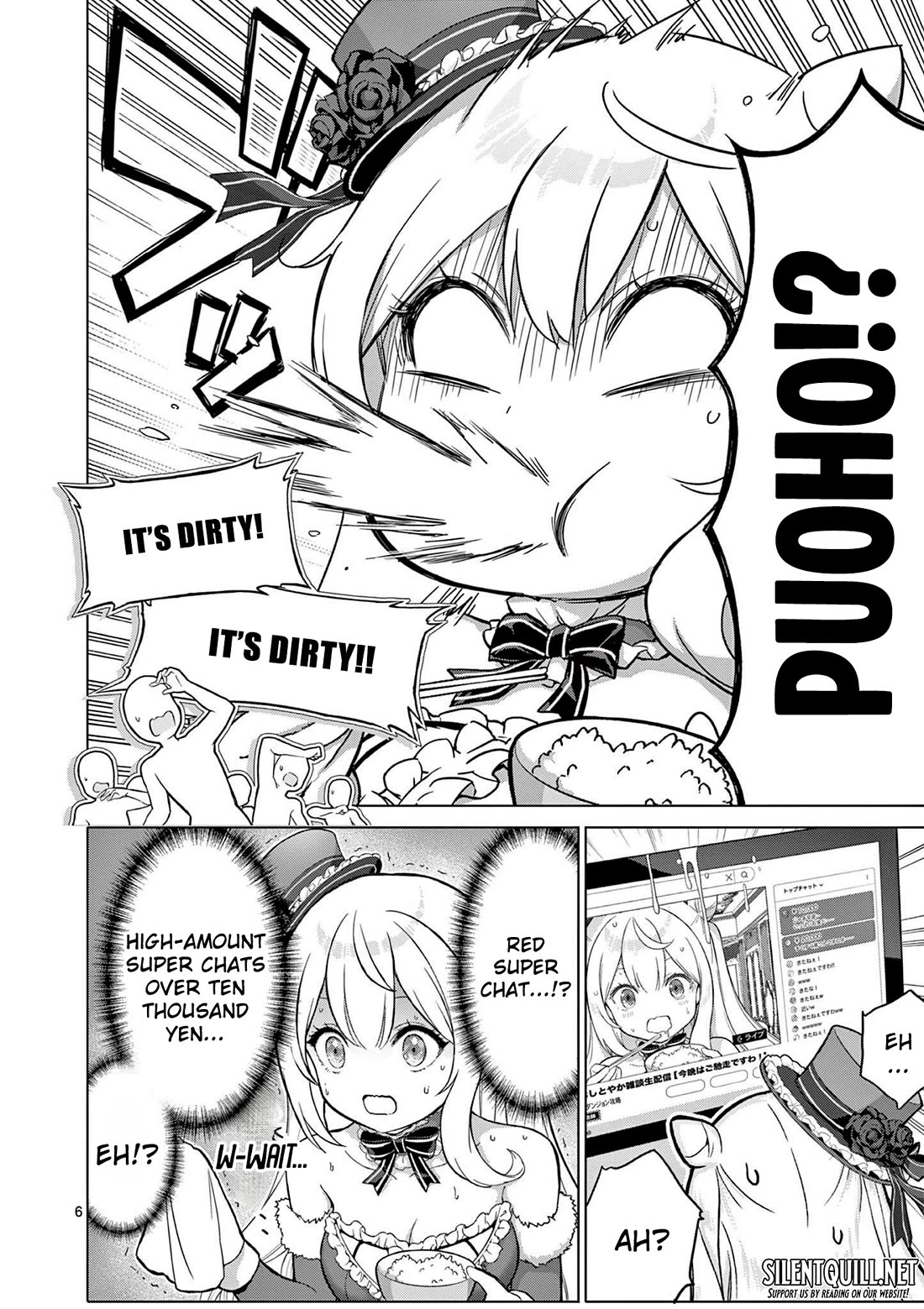 A Bottom-Tier Ojousama Dungeon Streamer Beats Up a Nuisance Streamer, Goes Viral, and Becomes a Legend?! Chapter 14 page 7 - Chapter 14