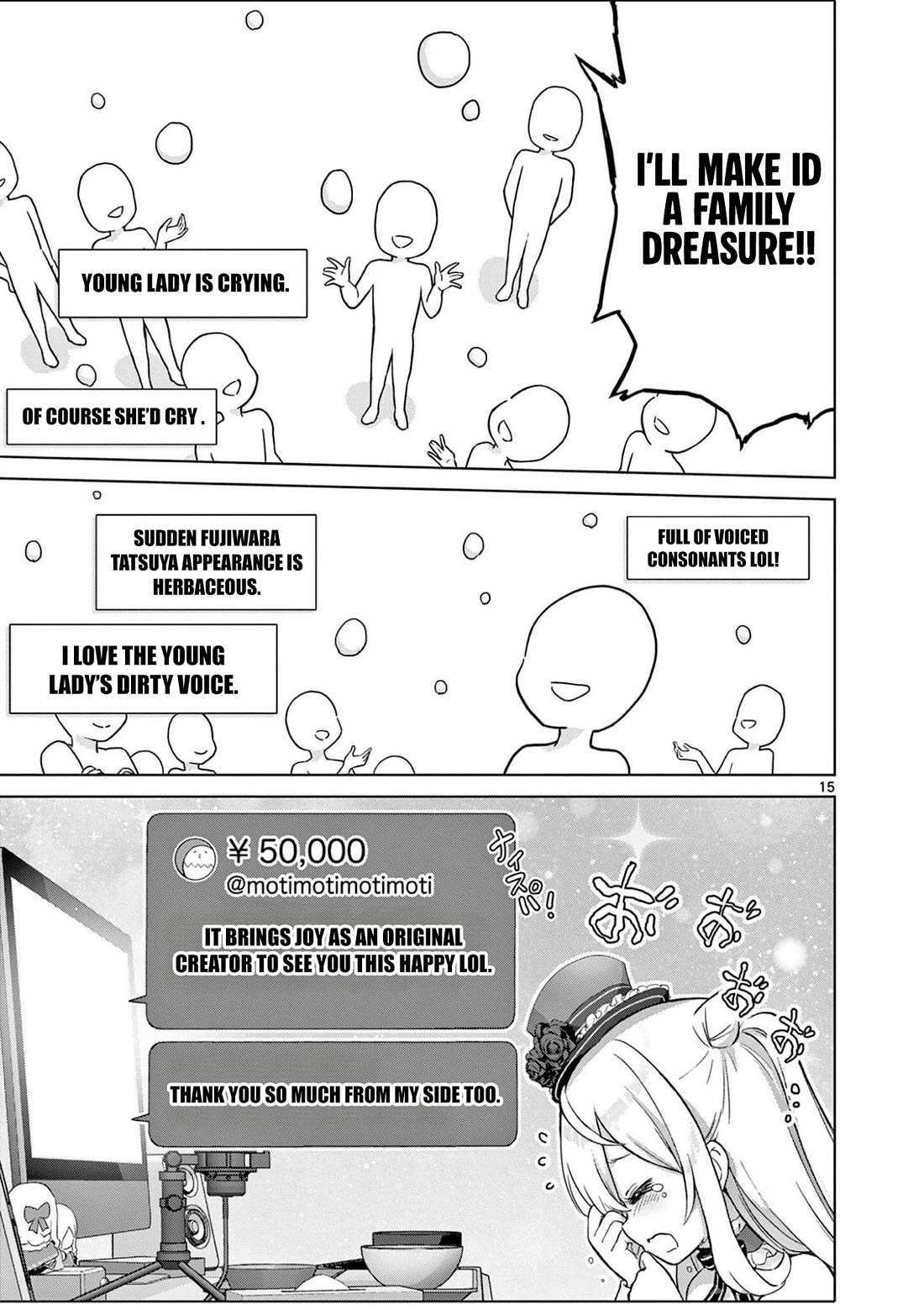 A Bottom-Tier Ojousama Dungeon Streamer Beats Up a Nuisance Streamer, Goes Viral, and Becomes a Legend?! Chapter 15 page 14 - Chapter 15