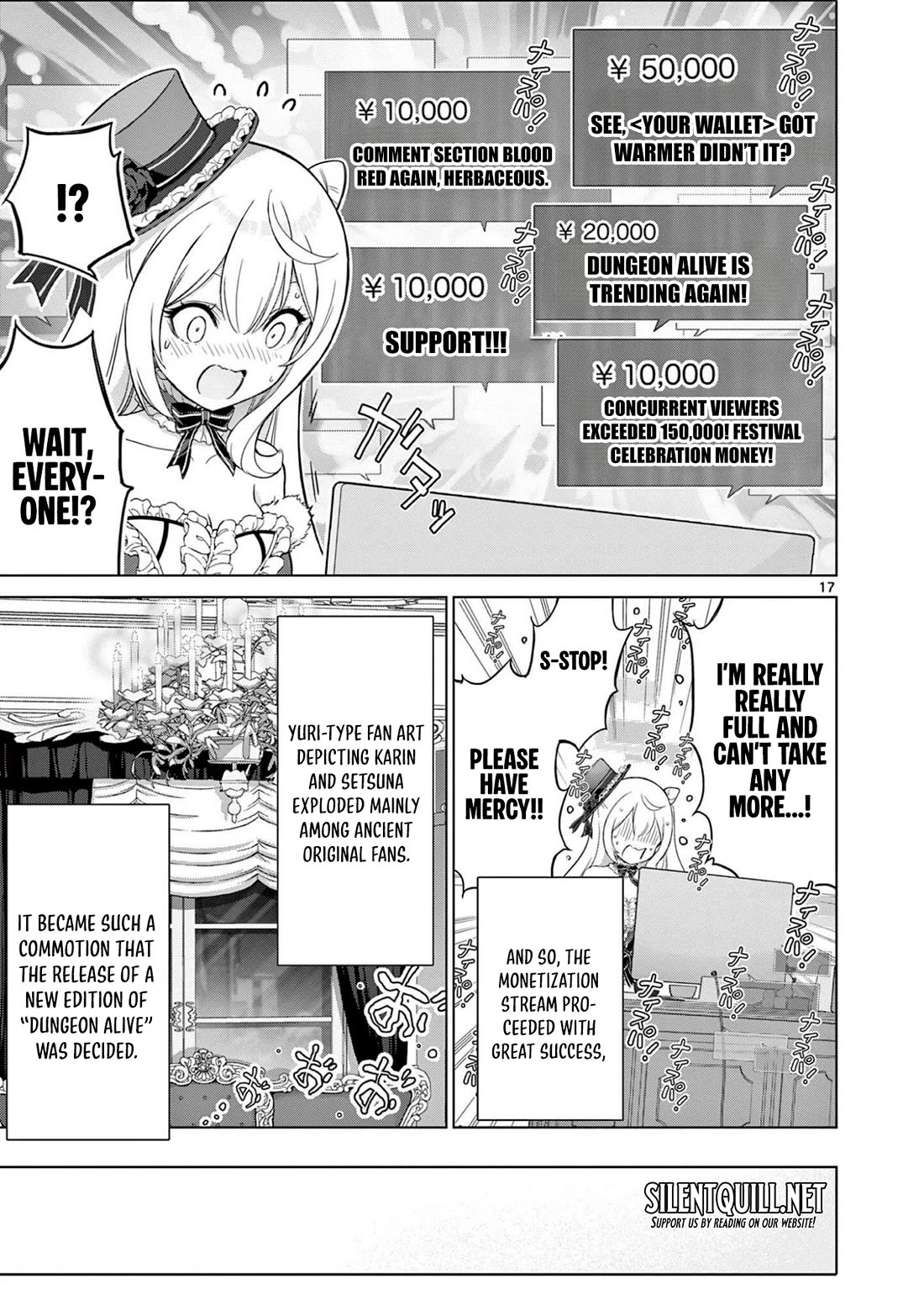 A Bottom-Tier Ojousama Dungeon Streamer Beats Up a Nuisance Streamer, Goes Viral, and Becomes a Legend?! Chapter 15 page 16 - Chapter 15
