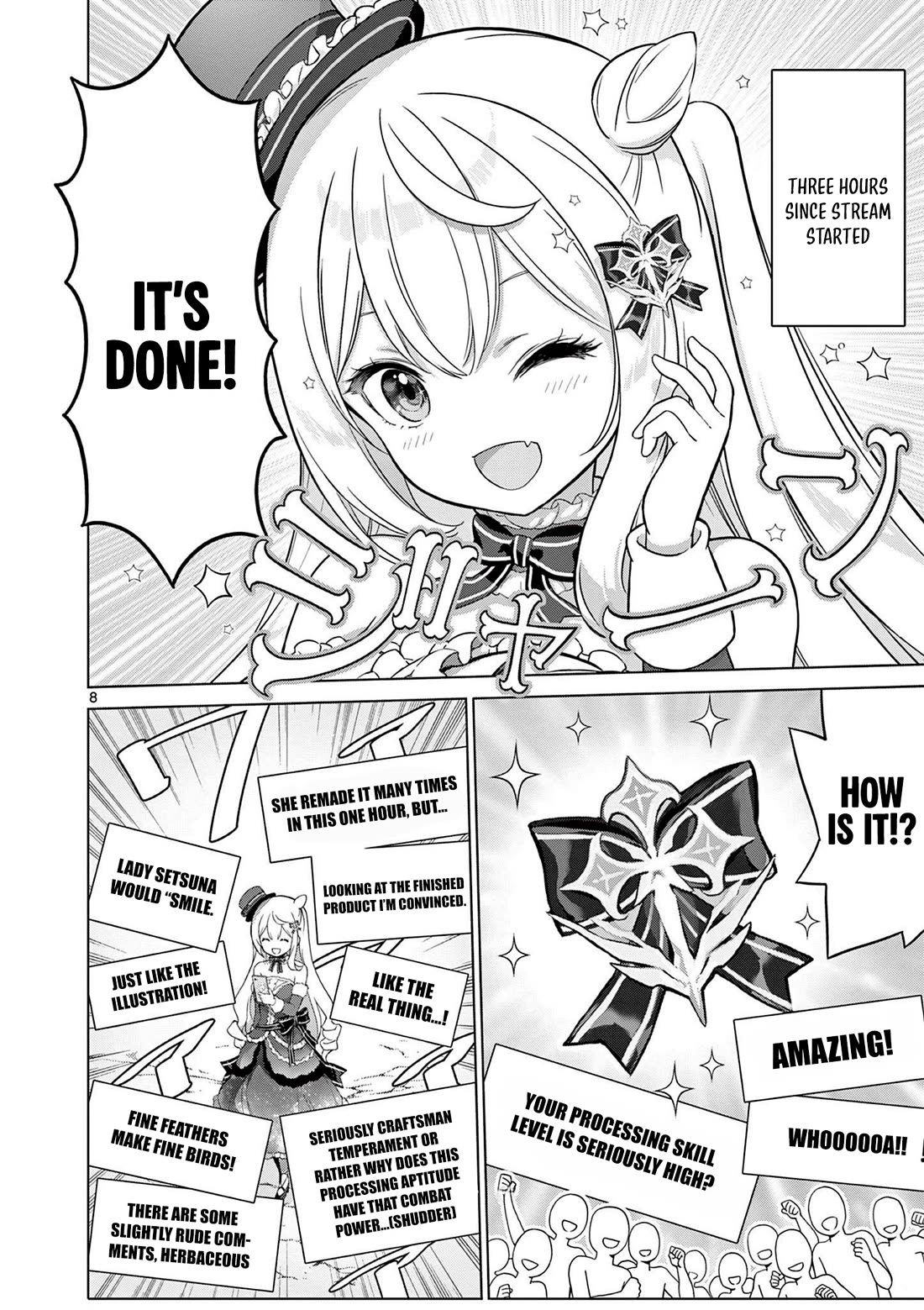 A Bottom-Tier Ojousama Dungeon Streamer Beats Up a Nuisance Streamer, Goes Viral, and Becomes a Legend?! Chapter 16 page 9 - Chapter 16