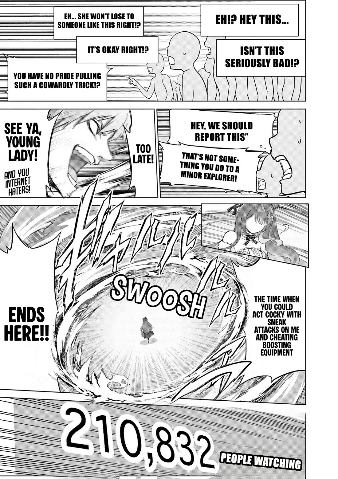 A Bottom-Tier Ojousama Dungeon Streamer Beats Up a Nuisance Streamer, Goes Viral, and Becomes a Legend?! Chapter 17 page 16 - Chapter 17