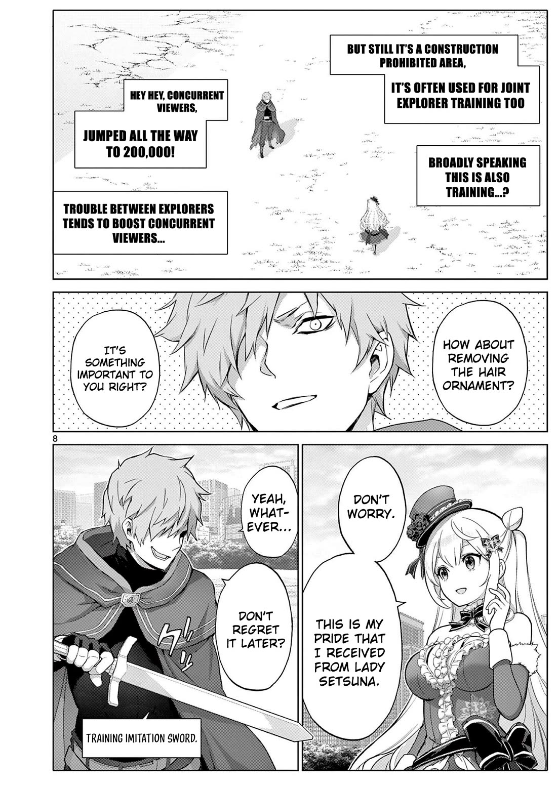 A Bottom-Tier Ojousama Dungeon Streamer Beats Up a Nuisance Streamer, Goes Viral, and Becomes a Legend?! Chapter 17 page 9 - Chapter 17