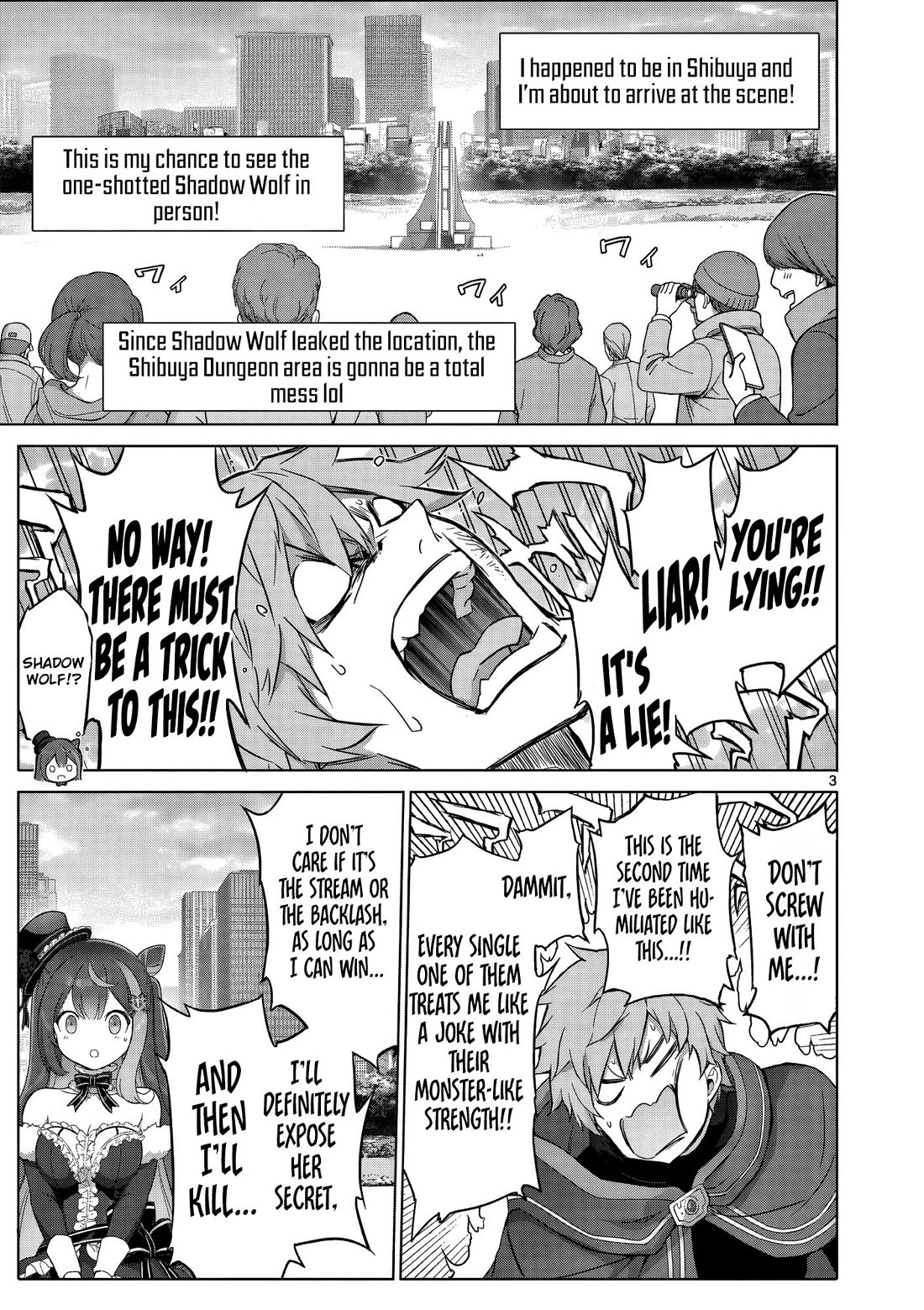 A Bottom-Tier Ojousama Dungeon Streamer Beats Up a Nuisance Streamer, Goes Viral, and Becomes a Legend?! Chapter 18 page 4 - Chapter 18