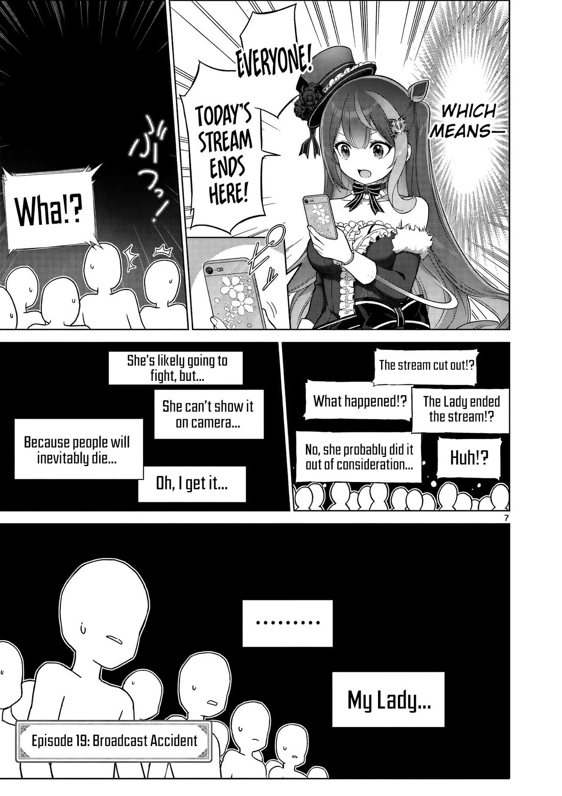 A Bottom-Tier Ojousama Dungeon Streamer Beats Up a Nuisance Streamer, Goes Viral, and Becomes a Legend?! Chapter 19 page 8 - Chapter 19