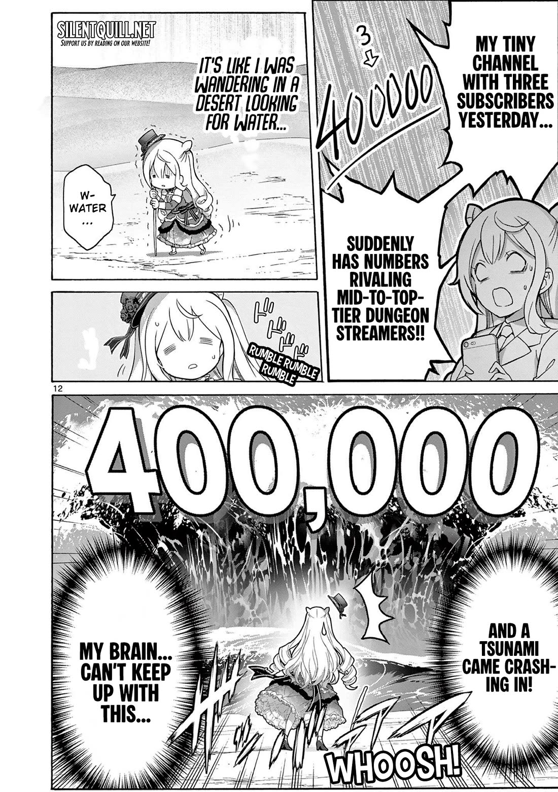 A Bottom-Tier Ojousama Dungeon Streamer Beats Up a Nuisance Streamer, Goes Viral, and Becomes a Legend?! Chapter 2 page 13 - Chapter 2
