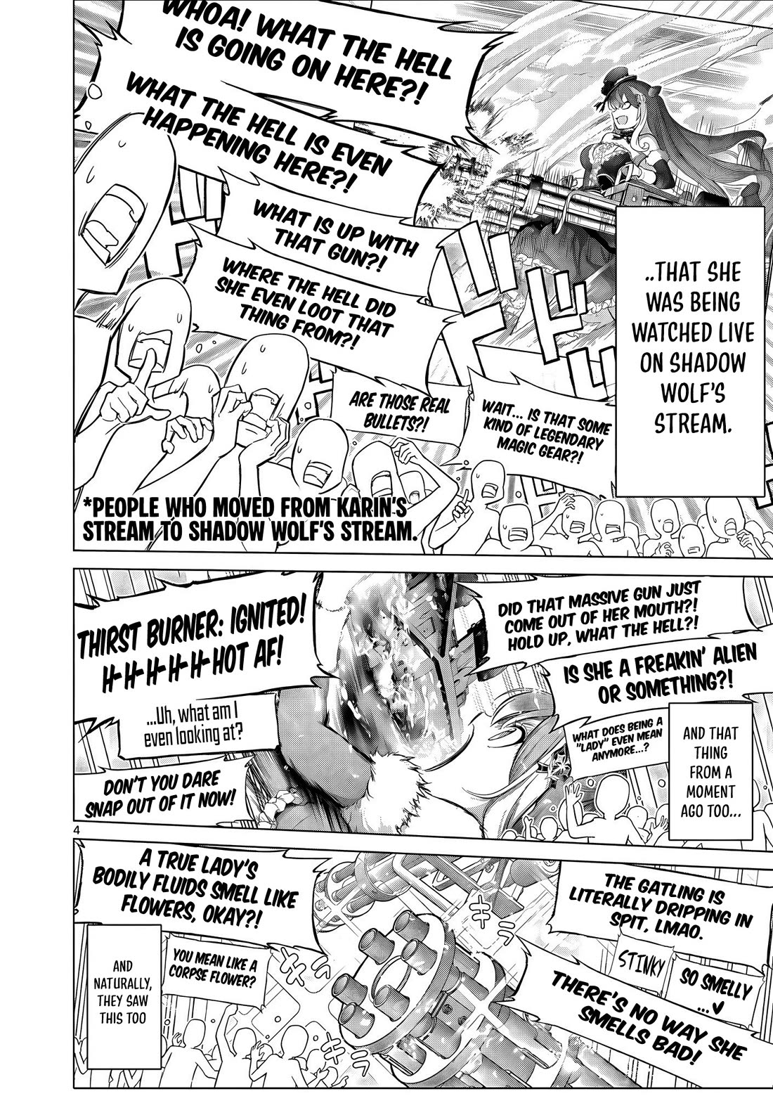 A Bottom-Tier Ojousama Dungeon Streamer Beats Up a Nuisance Streamer, Goes Viral, and Becomes a Legend?! Chapter 20 page 5 - Chapter 20: The Kaiju Showdown and Stylistic Beauty - Part 1