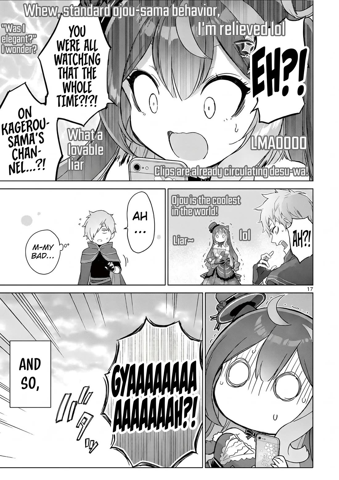 A Bottom-Tier Ojousama Dungeon Streamer Beats Up a Nuisance Streamer, Goes Viral, and Becomes a Legend?! Chapter 21 page 16 - Chapter 21: The Kaiju Showdown and Stylistic Beauty - Part 2