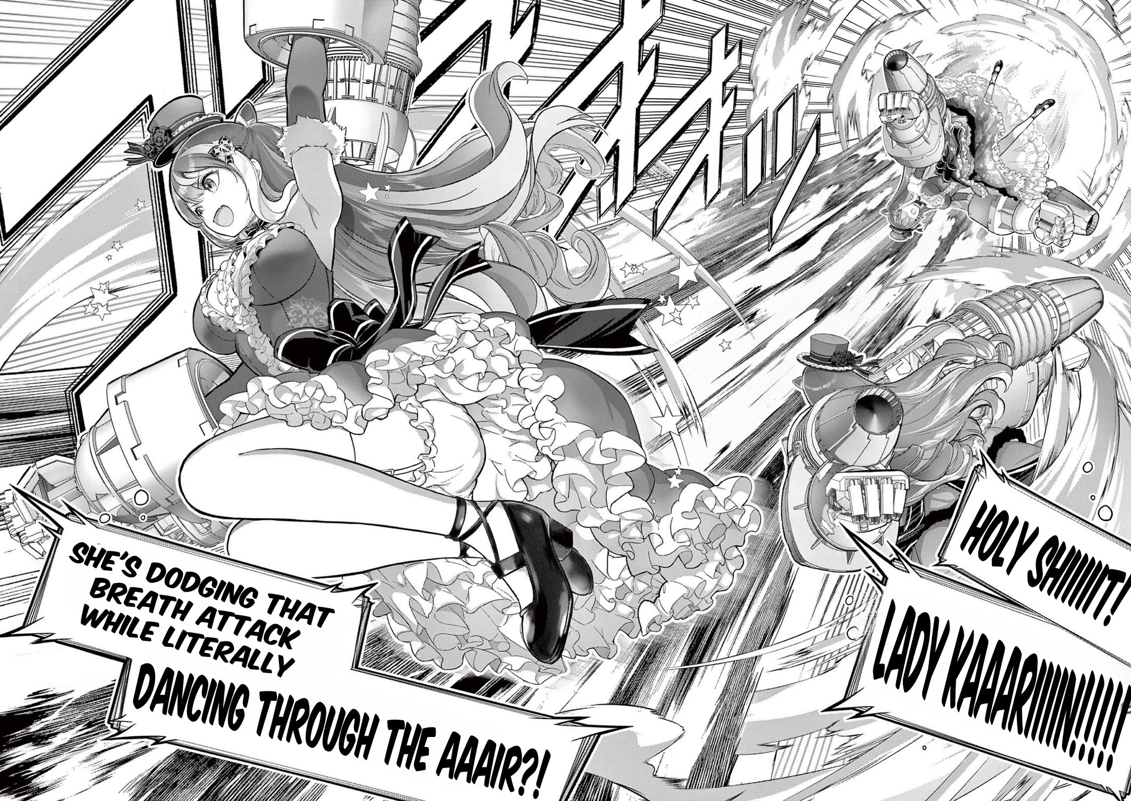 A Bottom-Tier Ojousama Dungeon Streamer Beats Up a Nuisance Streamer, Goes Viral, and Becomes a Legend?! Chapter 21 page 5 - Chapter 21: The Kaiju Showdown and Stylistic Beauty - Part 2