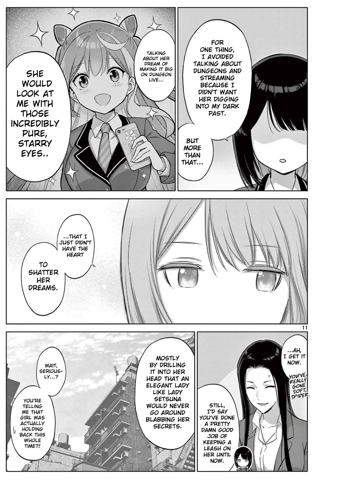 A Bottom-Tier Ojousama Dungeon Streamer Beats Up a Nuisance Streamer, Goes Viral, and Becomes a Legend?! Chapter 22 page 12 - Chapter 22: The Melancholy of Mafuyu Sasaki