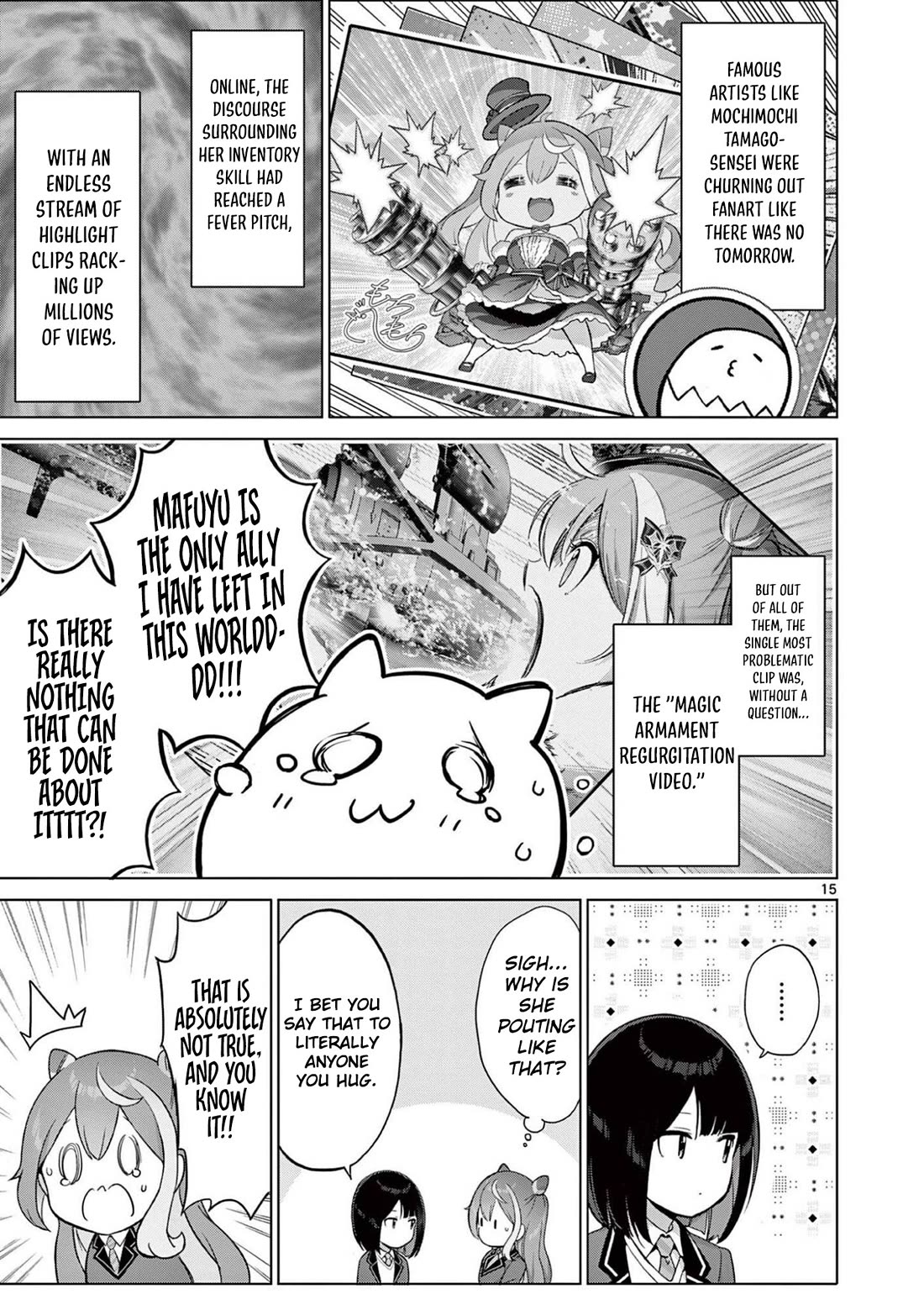 A Bottom-Tier Ojousama Dungeon Streamer Beats Up a Nuisance Streamer, Goes Viral, and Becomes a Legend?! Chapter 22 page 16 - Chapter 22: The Melancholy of Mafuyu Sasaki