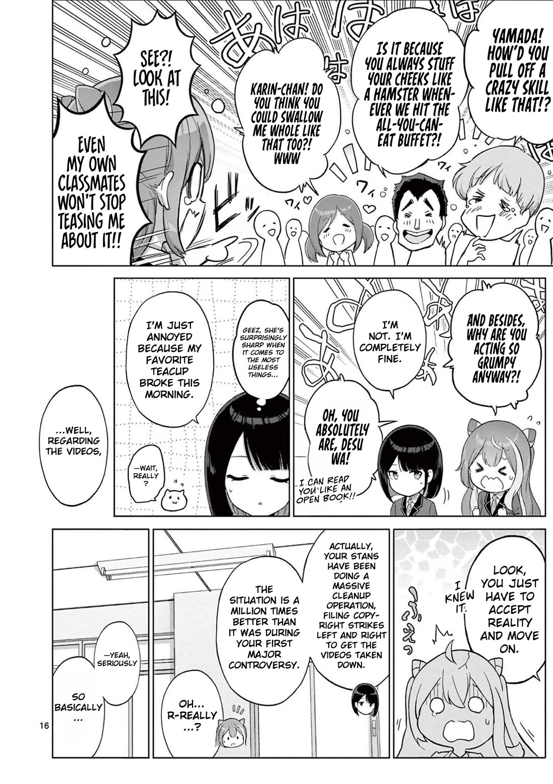 A Bottom-Tier Ojousama Dungeon Streamer Beats Up a Nuisance Streamer, Goes Viral, and Becomes a Legend?! Chapter 22 page 17 - Chapter 22: The Melancholy of Mafuyu Sasaki