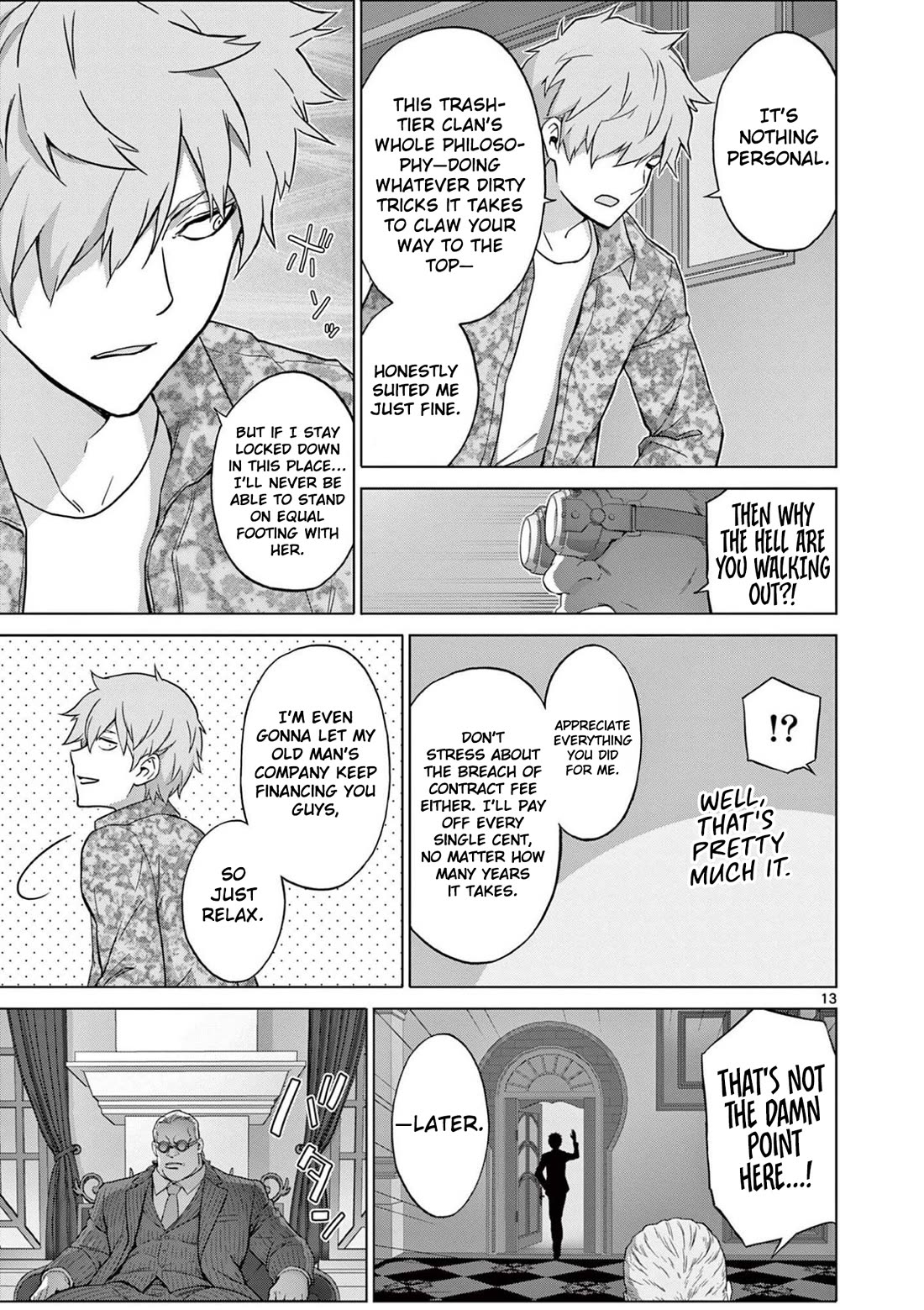 A Bottom-Tier Ojousama Dungeon Streamer Beats Up a Nuisance Streamer, Goes Viral, and Becomes a Legend?! Chapter 23 page 13 - Chapter 23: The 300-Million-Yen Woman and Suspicious Shuffles