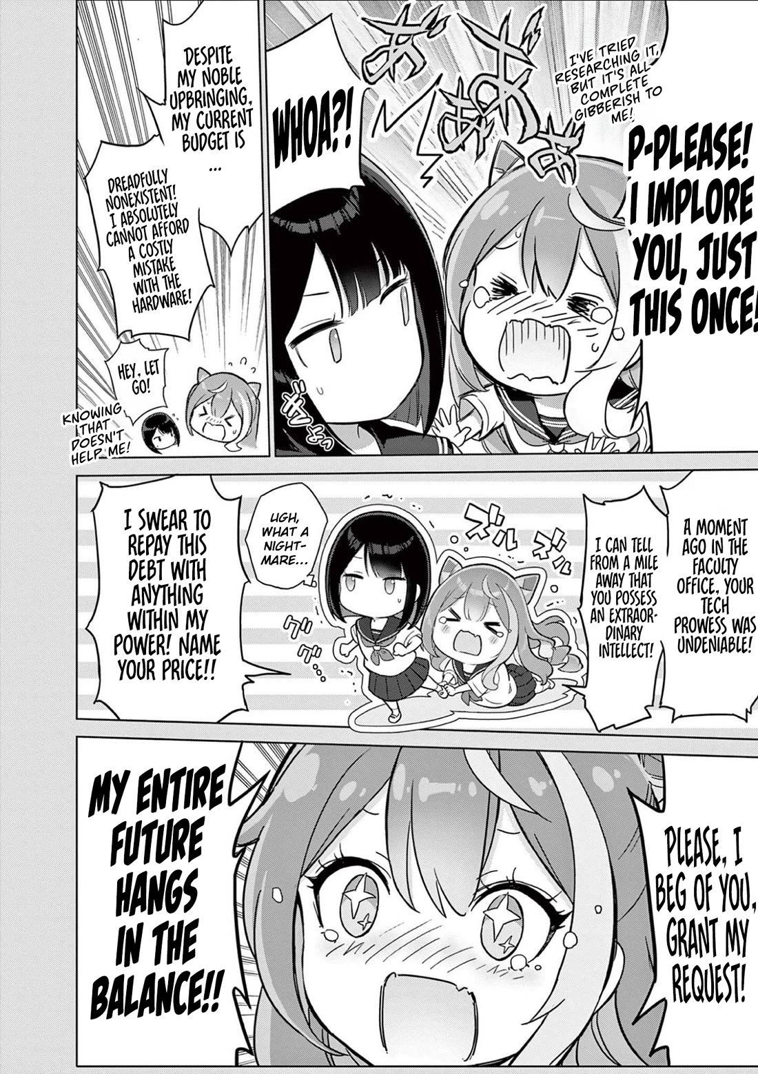 A Bottom-Tier Ojousama Dungeon Streamer Beats Up a Nuisance Streamer, Goes Viral, and Becomes a Legend?! Chapter 24 page 13 - Chapter 24: Mafuyu and Karin's First Contact - Part 1