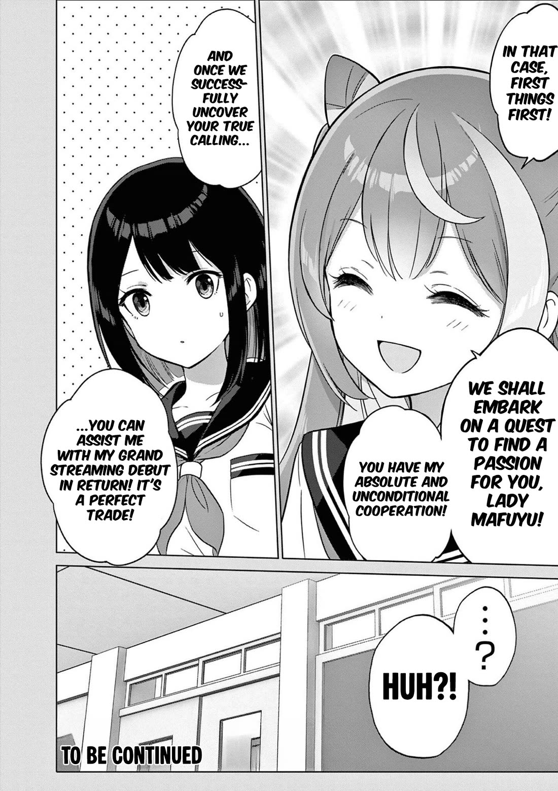 A Bottom-Tier Ojousama Dungeon Streamer Beats Up a Nuisance Streamer, Goes Viral, and Becomes a Legend?! Chapter 24 page 15 - Chapter 24: Mafuyu and Karin's First Contact - Part 1