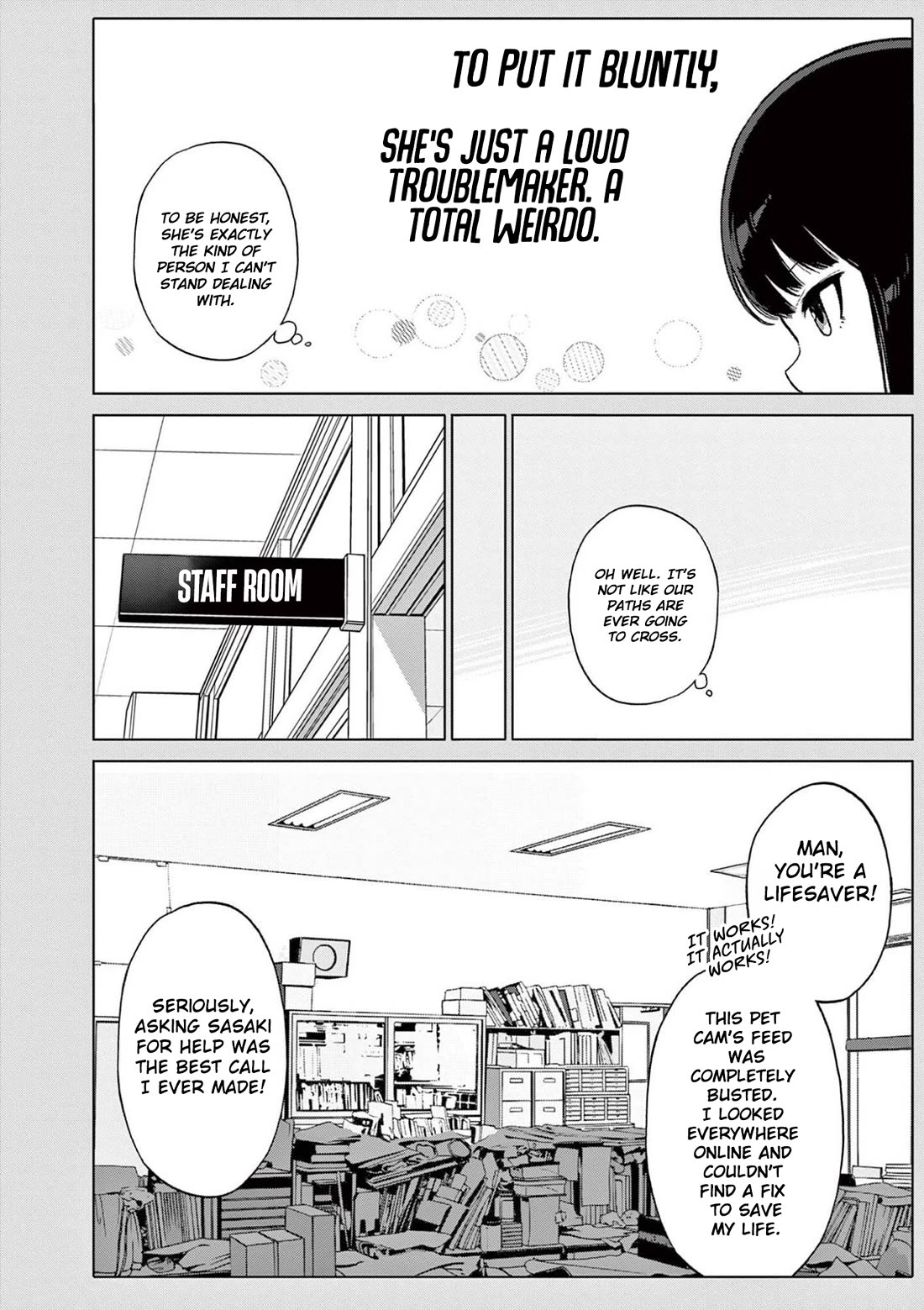 A Bottom-Tier Ojousama Dungeon Streamer Beats Up a Nuisance Streamer, Goes Viral, and Becomes a Legend?! Chapter 24 page 9 - Chapter 24: Mafuyu and Karin's First Contact - Part 1