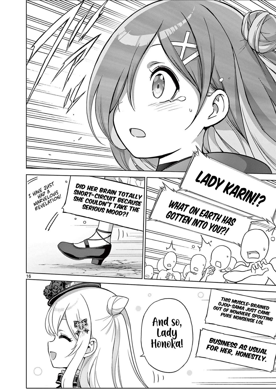 A Bottom-Tier Ojousama Dungeon Streamer Beats Up a Nuisance Streamer, Goes Viral, and Becomes a Legend?! Chapter 28 page 17 - Chapter 28: The Black Clan and the Power-Type Ojou-Sama