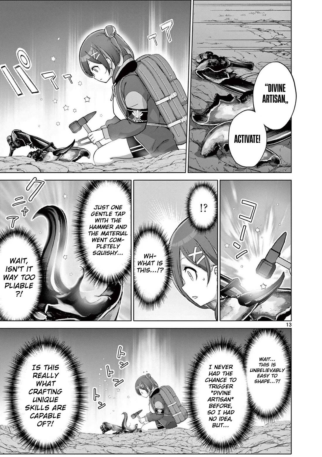A Bottom-Tier Ojousama Dungeon Streamer Beats Up a Nuisance Streamer, Goes Viral, and Becomes a Legend?! Chapter 29 page 14 - Chapter 29: Lady Karin's "Divine Artisan" Boot Camp on the Lower Floors