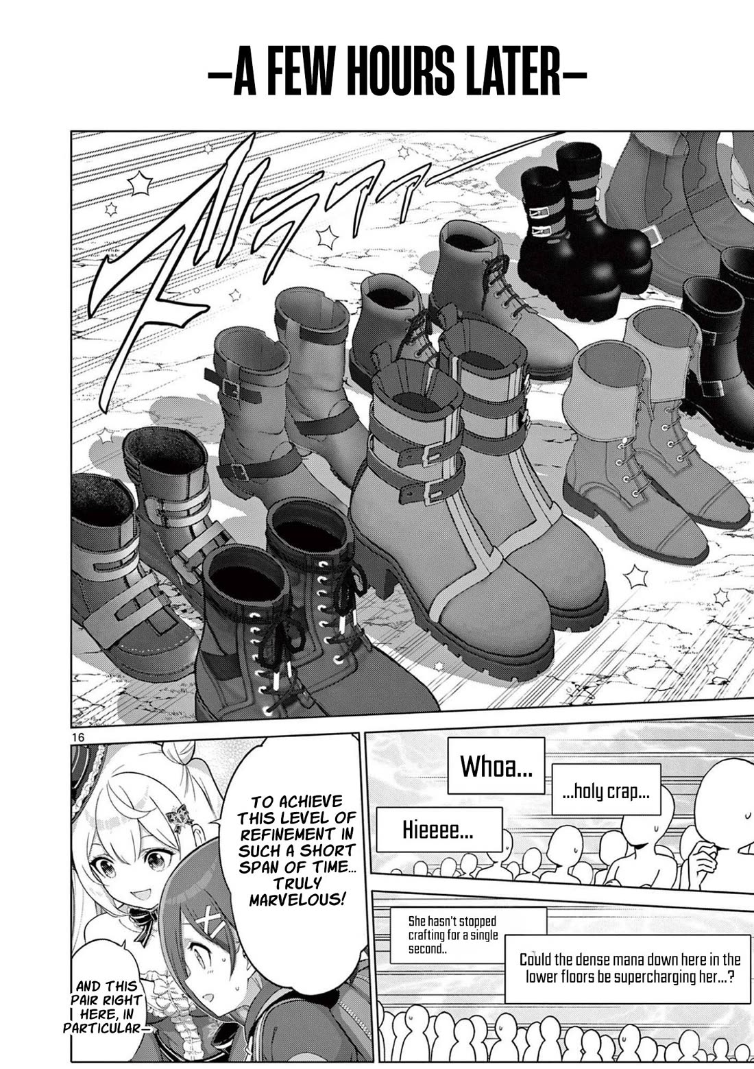 A Bottom-Tier Ojousama Dungeon Streamer Beats Up a Nuisance Streamer, Goes Viral, and Becomes a Legend?! Chapter 29 page 17 - Chapter 29: Lady Karin's "Divine Artisan" Boot Camp on the Lower Floors