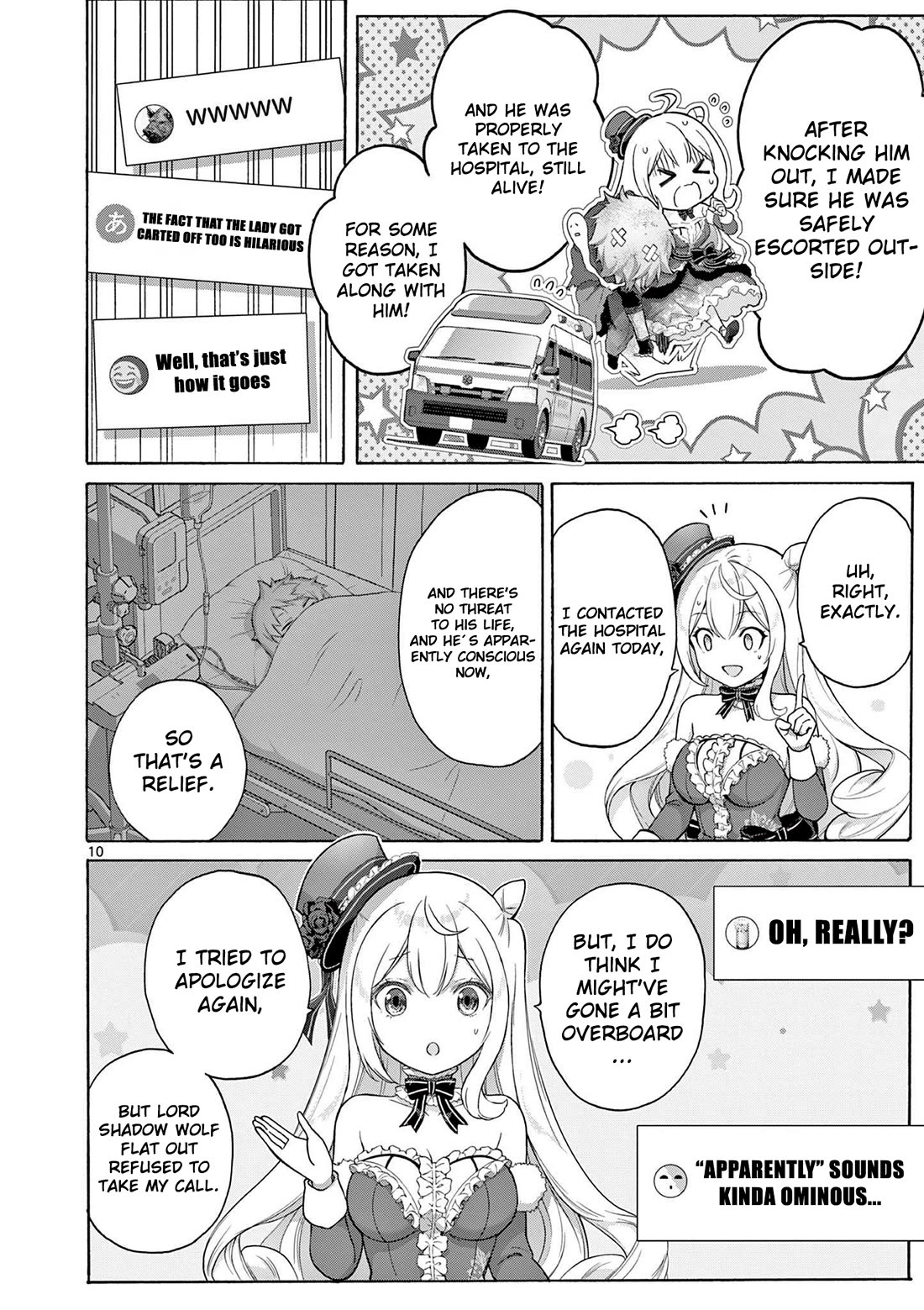 A Bottom-Tier Ojousama Dungeon Streamer Beats Up a Nuisance Streamer, Goes Viral, and Becomes a Legend?! Chapter 3 page 10 - Chapter 3