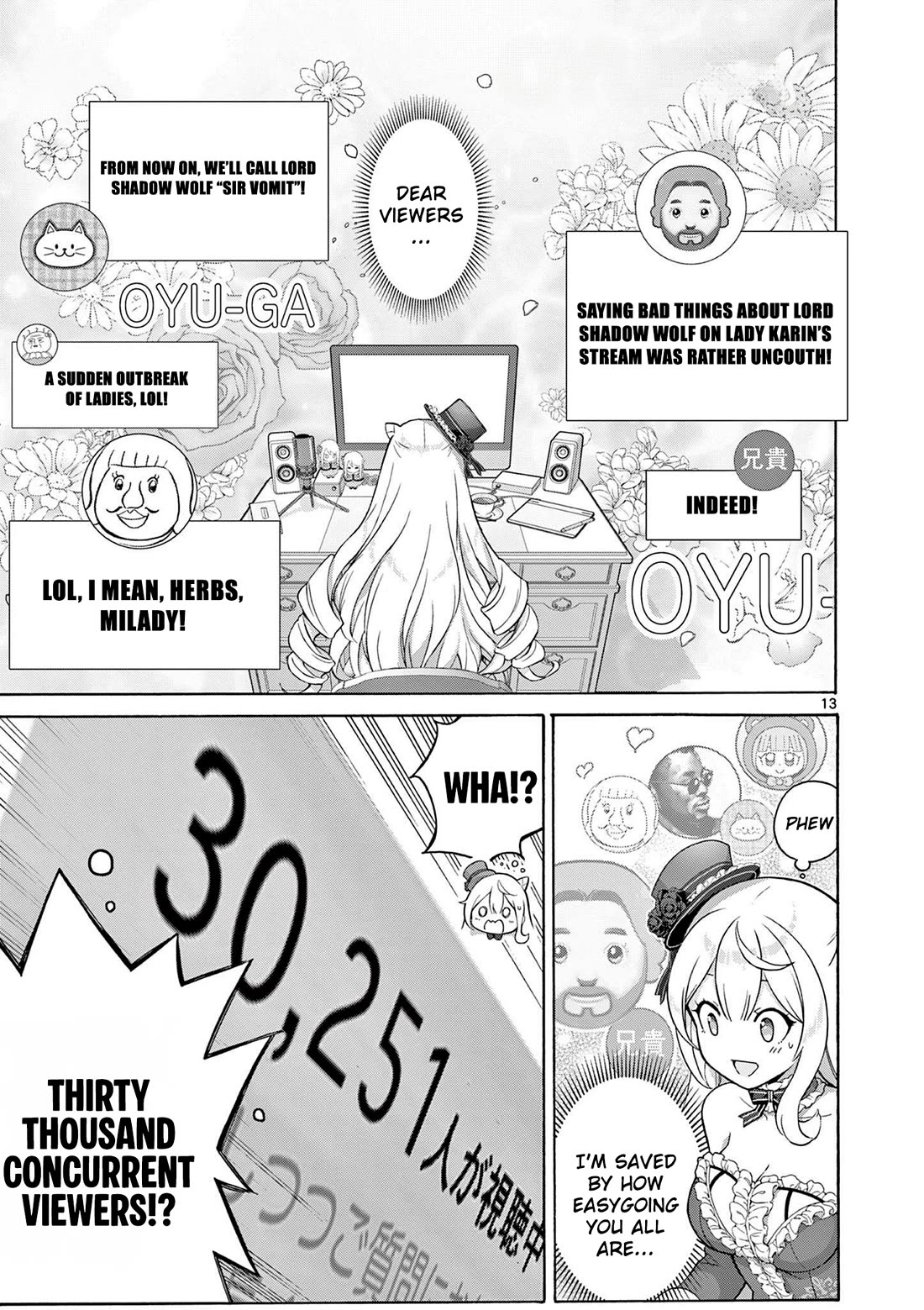 A Bottom-Tier Ojousama Dungeon Streamer Beats Up a Nuisance Streamer, Goes Viral, and Becomes a Legend?! Chapter 3 page 13 - Chapter 3