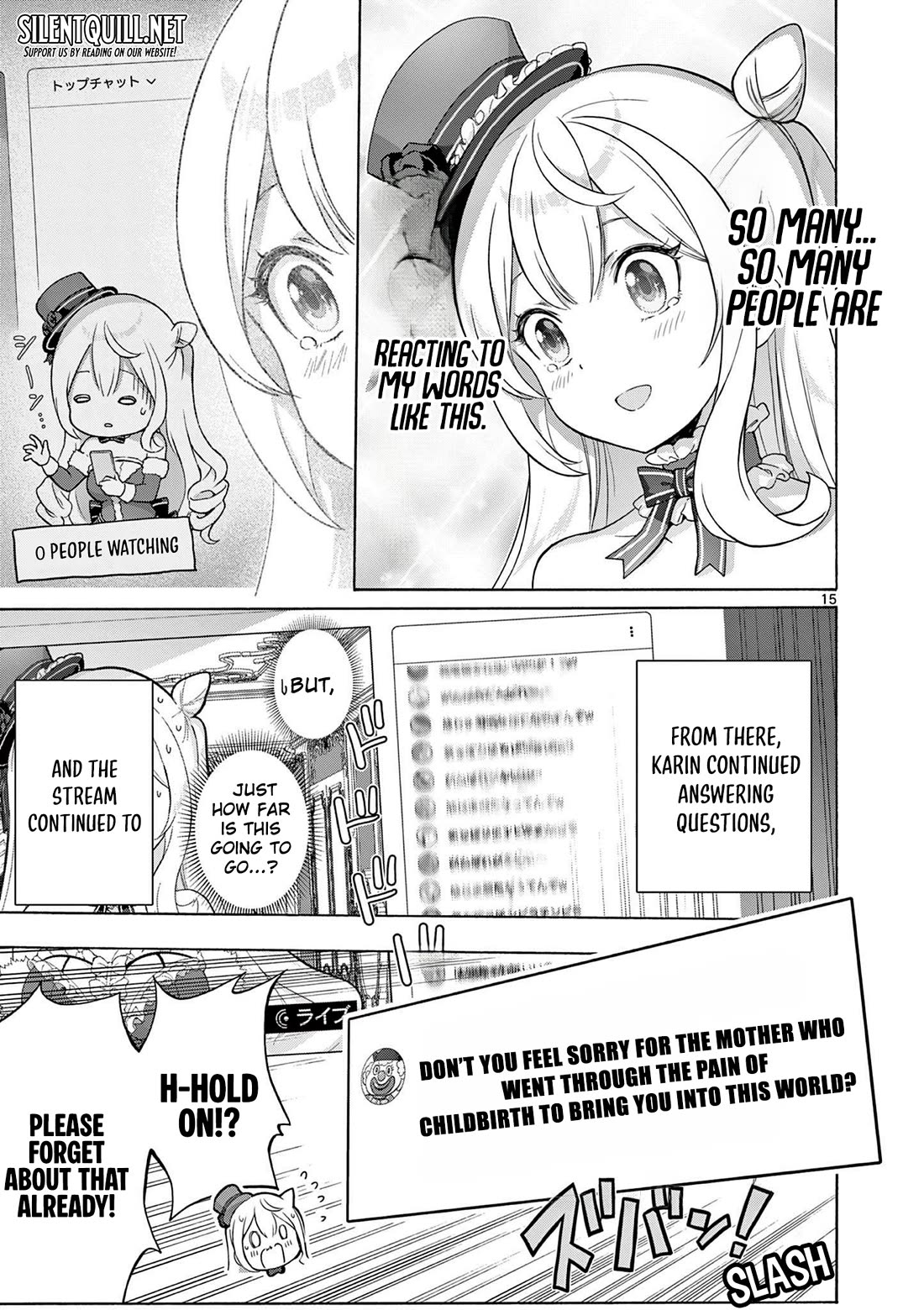 A Bottom-Tier Ojousama Dungeon Streamer Beats Up a Nuisance Streamer, Goes Viral, and Becomes a Legend?! Chapter 3 page 15 - Chapter 3