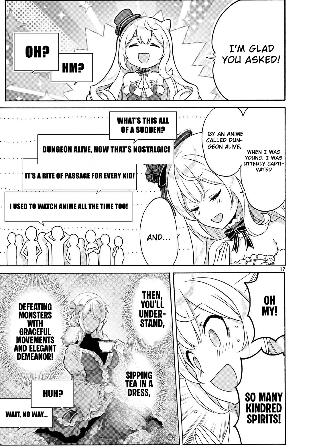 A Bottom-Tier Ojousama Dungeon Streamer Beats Up a Nuisance Streamer, Goes Viral, and Becomes a Legend?! Chapter 3 page 17 - Chapter 3